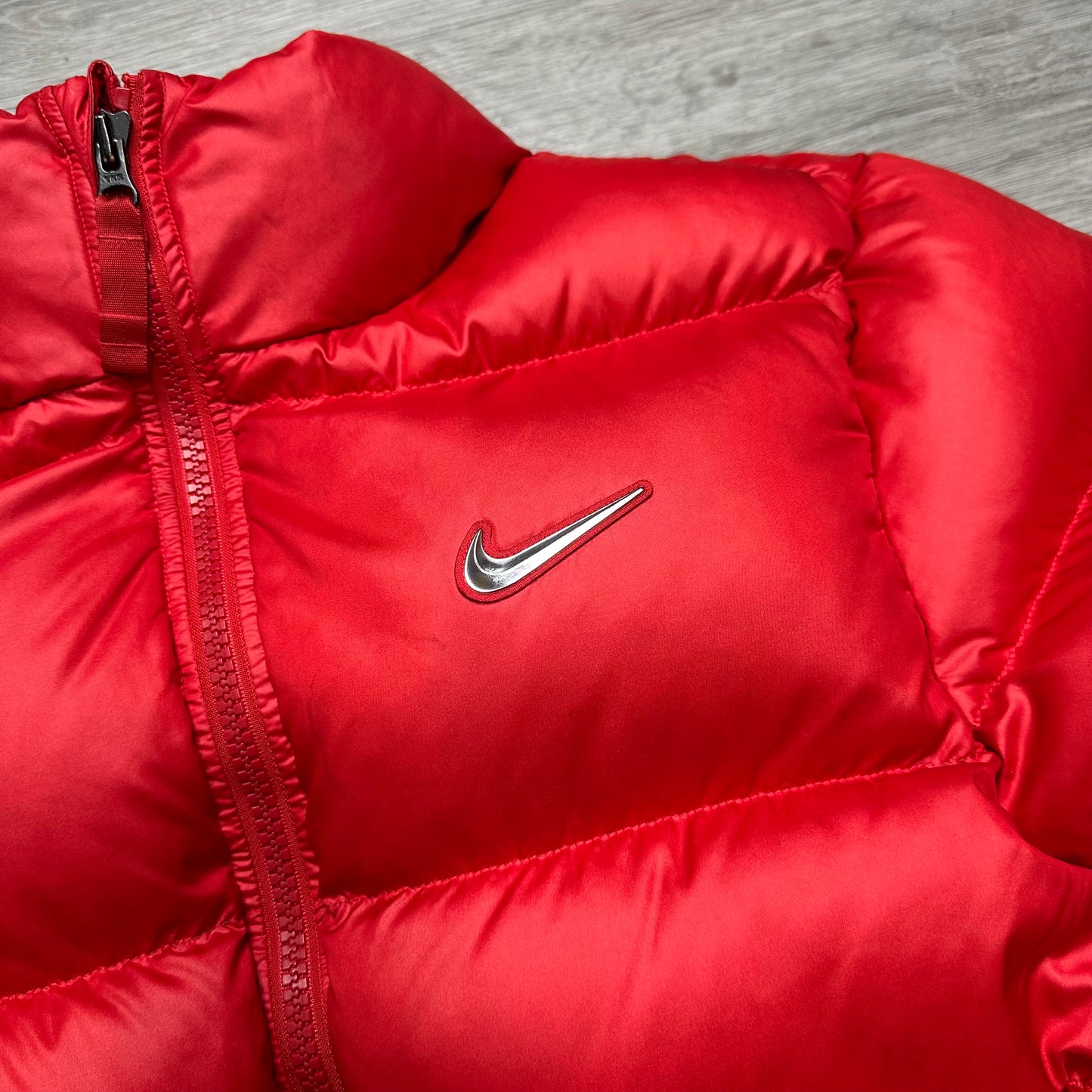 Nike x Drake NOCTA Sunset Puffer Jacket Red