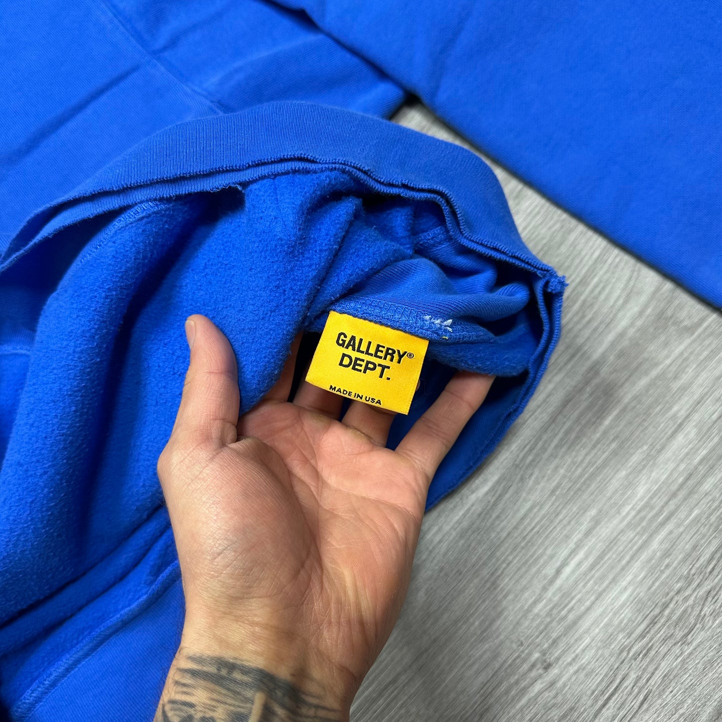 Gallery Dept. Royal Blue Boxing Hoodie
