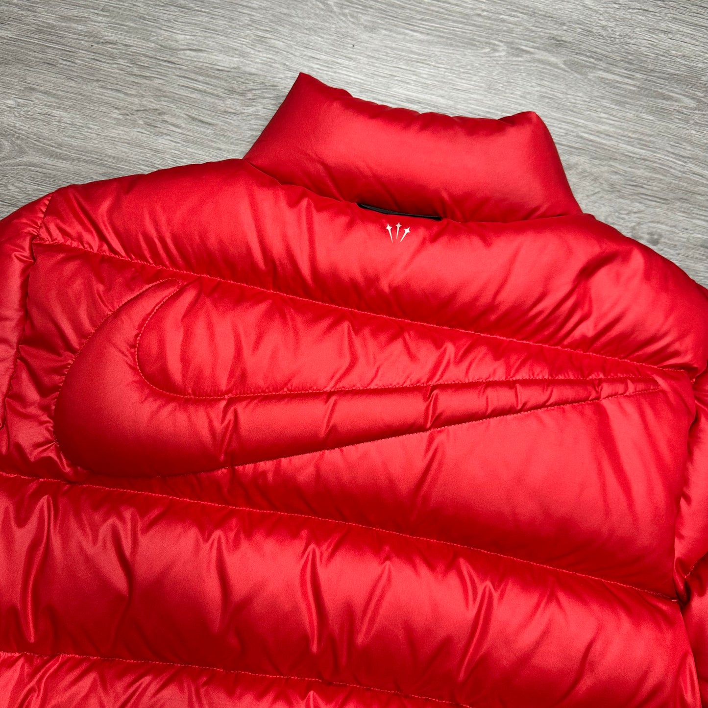 Nike x Drake NOCTA Sunset Puffer Jacket Red