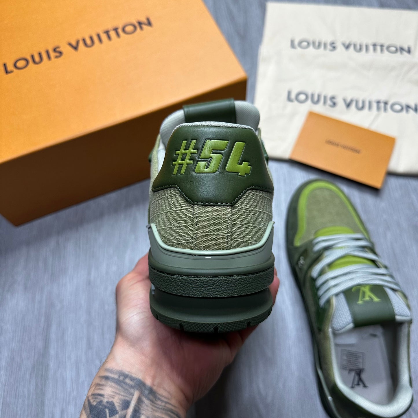 Louis Vuitton Trainer #54 Green