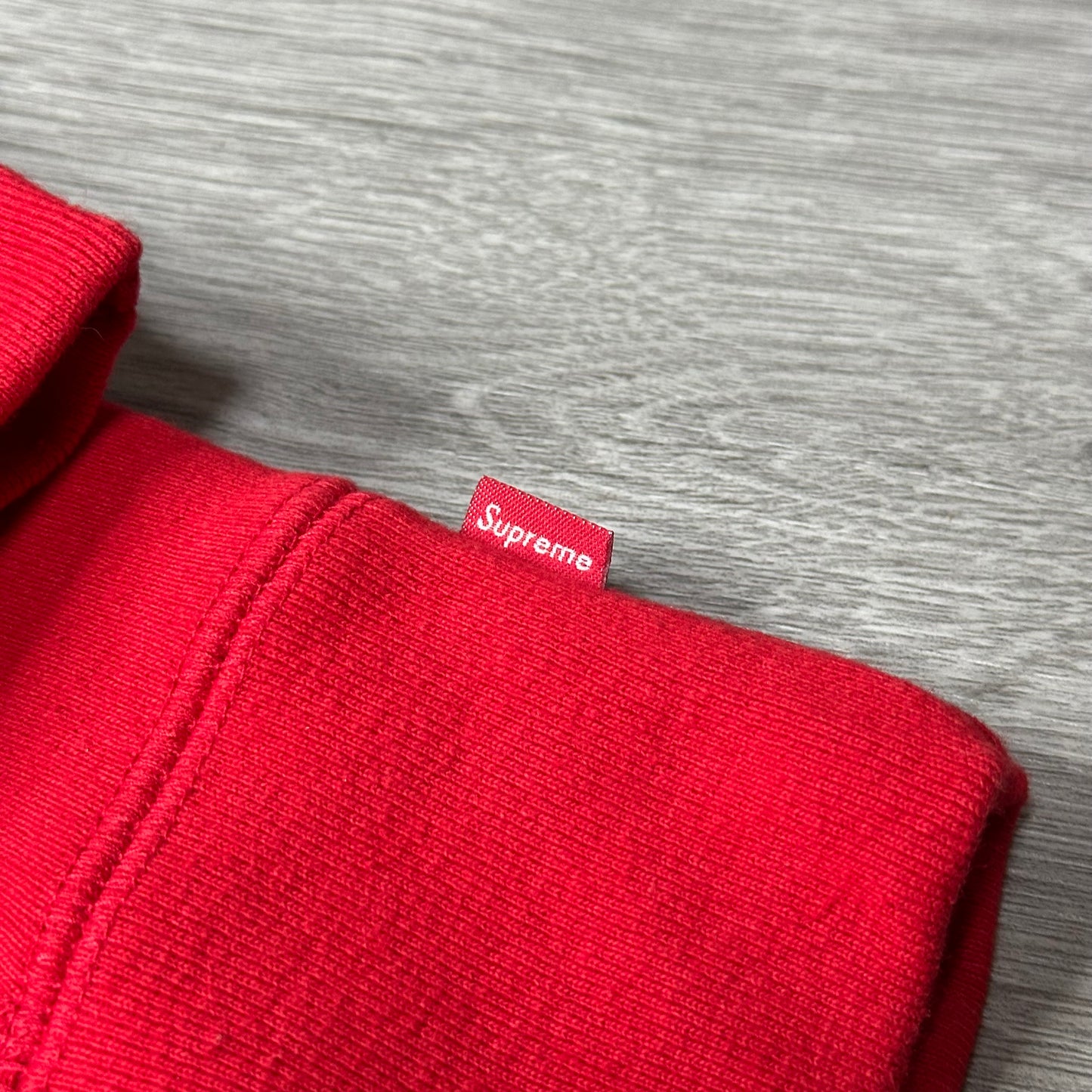 Supreme ‘Preme Hooded Sweatshirt Red