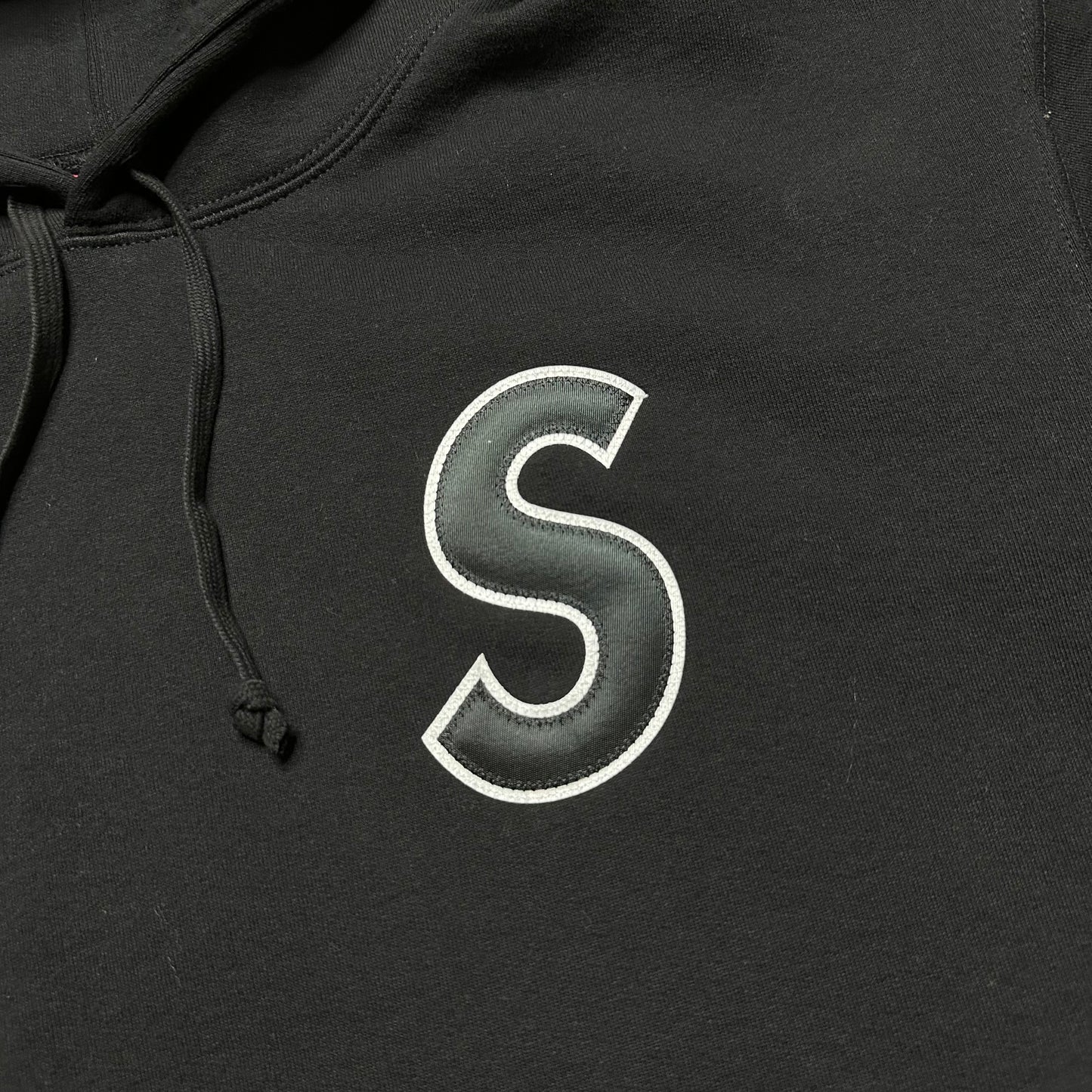 Supreme S Logo Hooded Sweatshirt Black