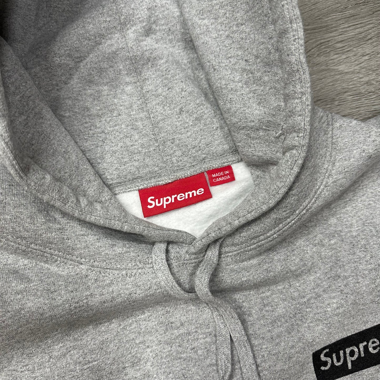 Supreme President Hooded Sweatshirt Grey
