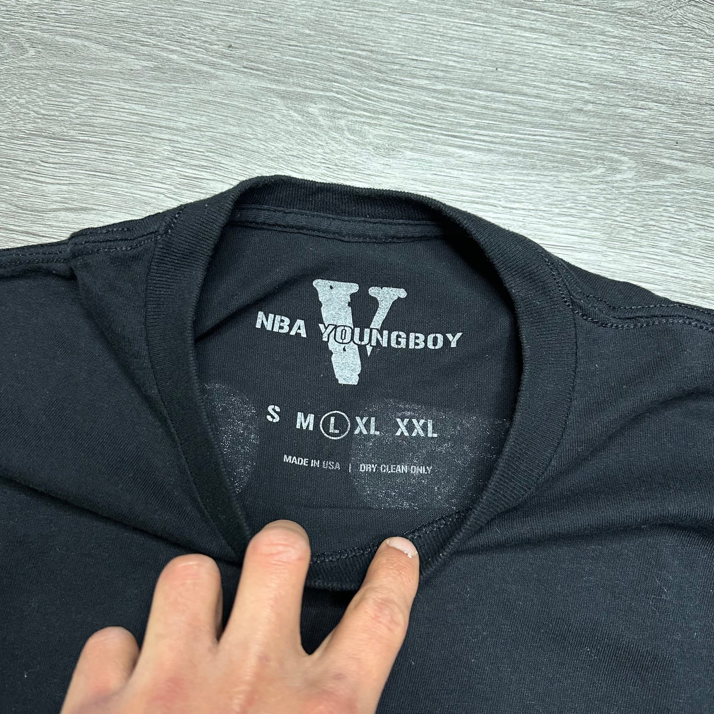 YoungBoy NBA x Vlone Murder Business Tee Black