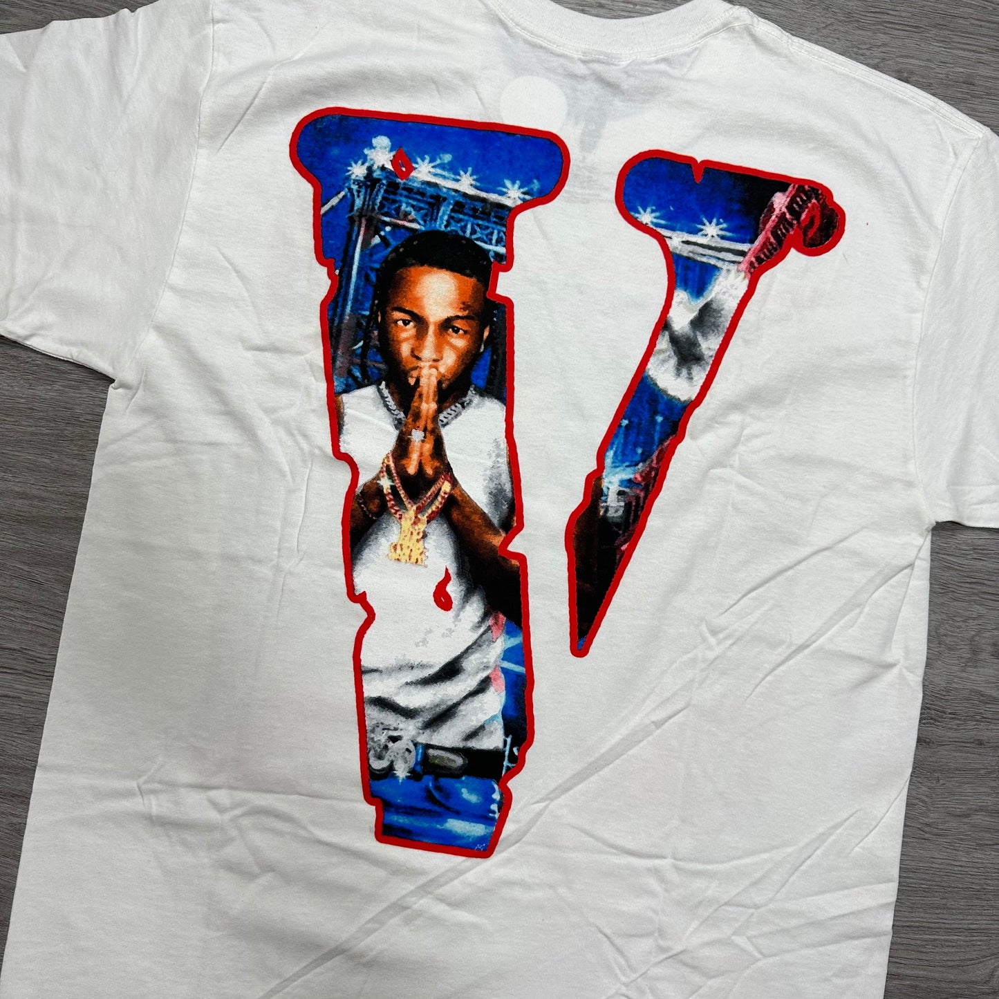Pop Smoke x Vlone City Tee White