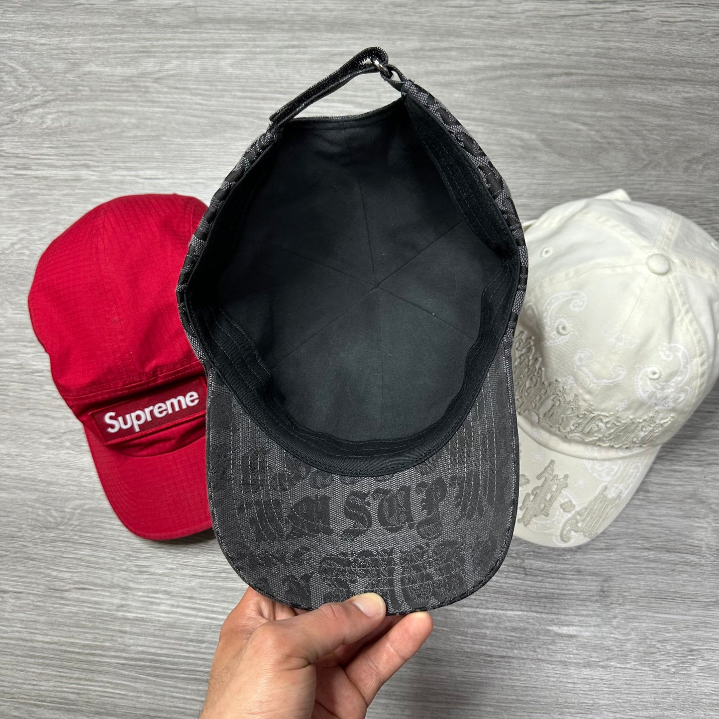 Supreme Cities Jacquard 6-Panel Black