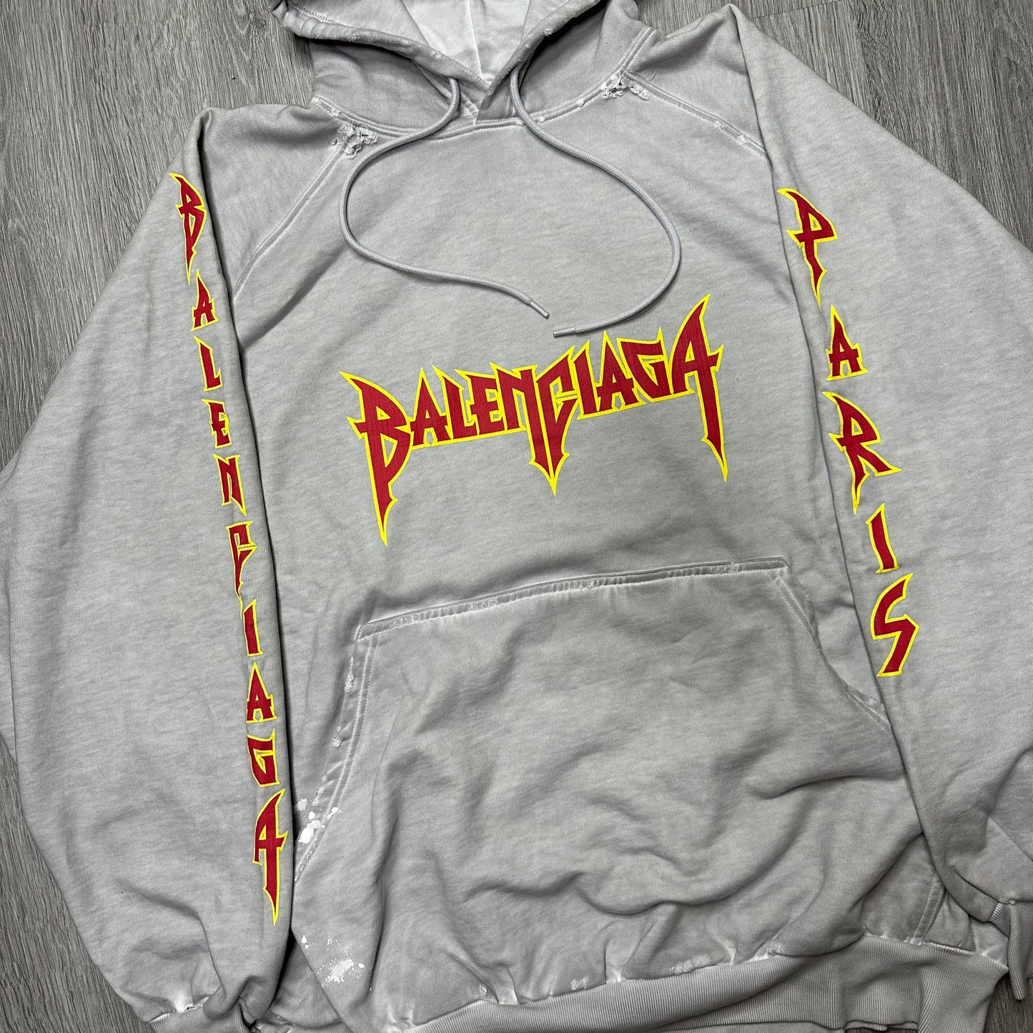 Balenciaga Metal Painted Hoodie