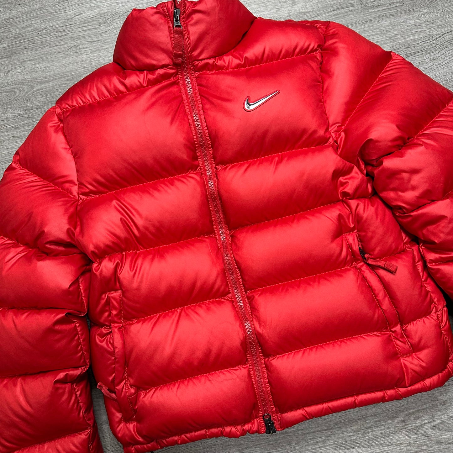 Nike x Drake NOCTA Sunset Puffer Jacket Red