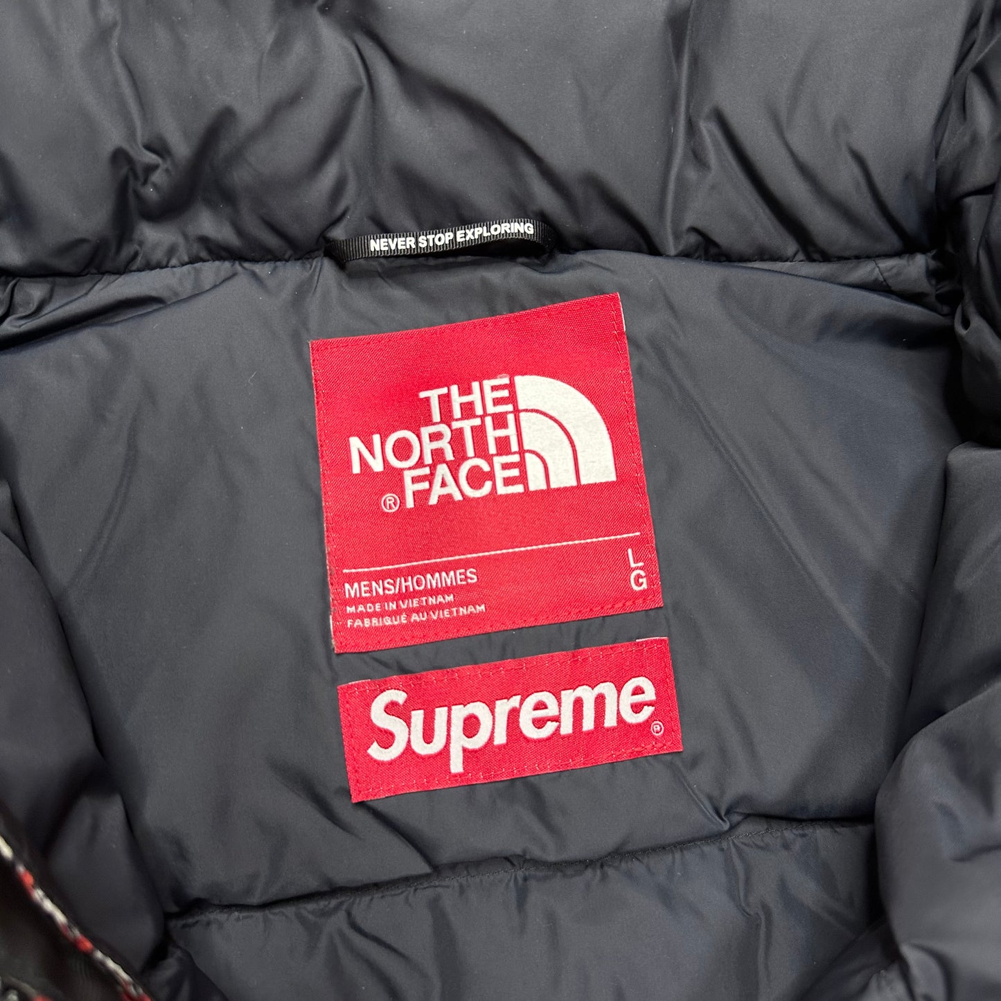 Supreme The North Face Studded Nuptse Jacket Red