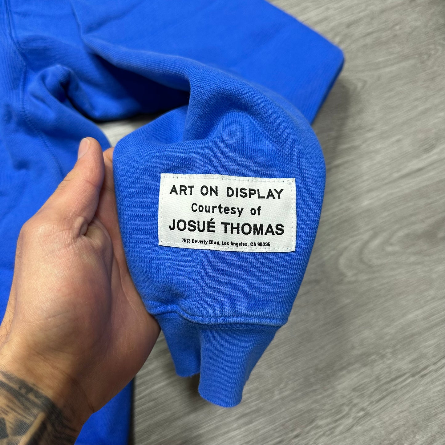 Gallery Dept. Royal Blue Boxing Hoodie