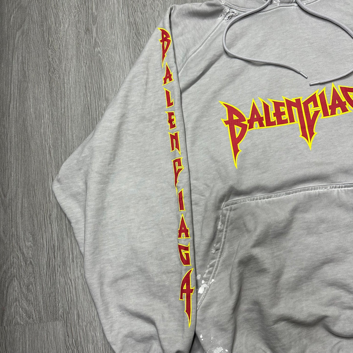 Balenciaga Metal Painted Hoodie