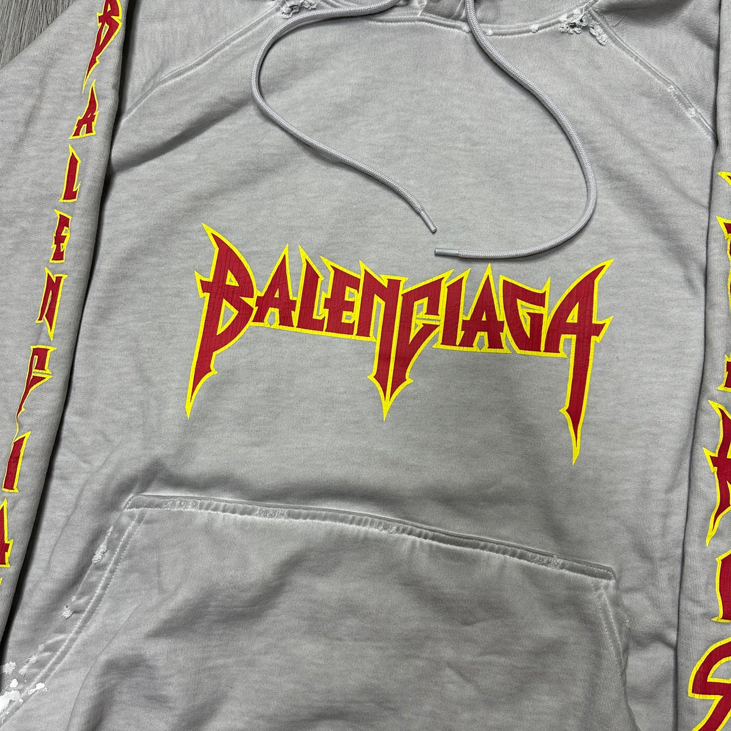 Balenciaga Metal Painted Hoodie