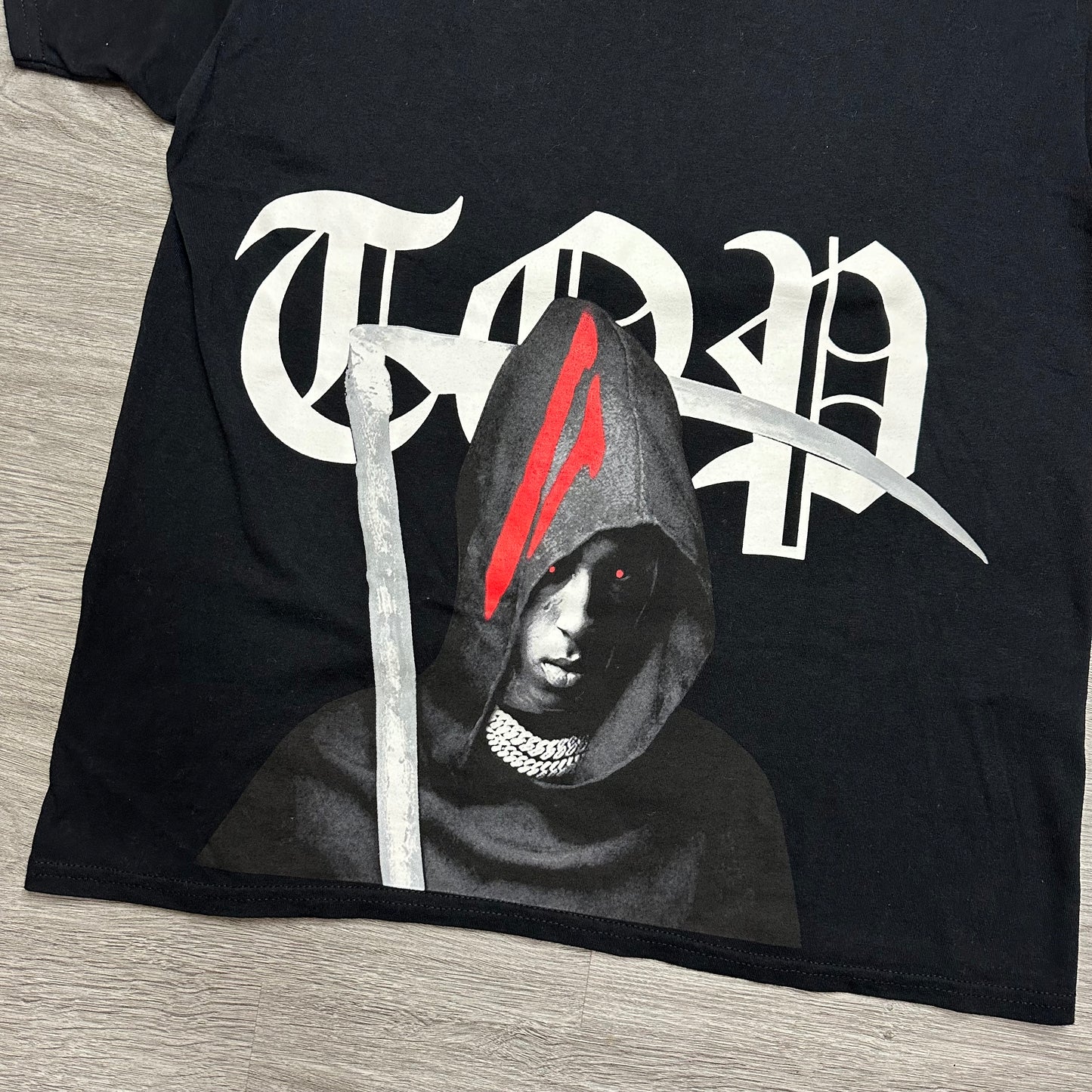YoungBoy NBA x Vlone Murder Business Tee Black