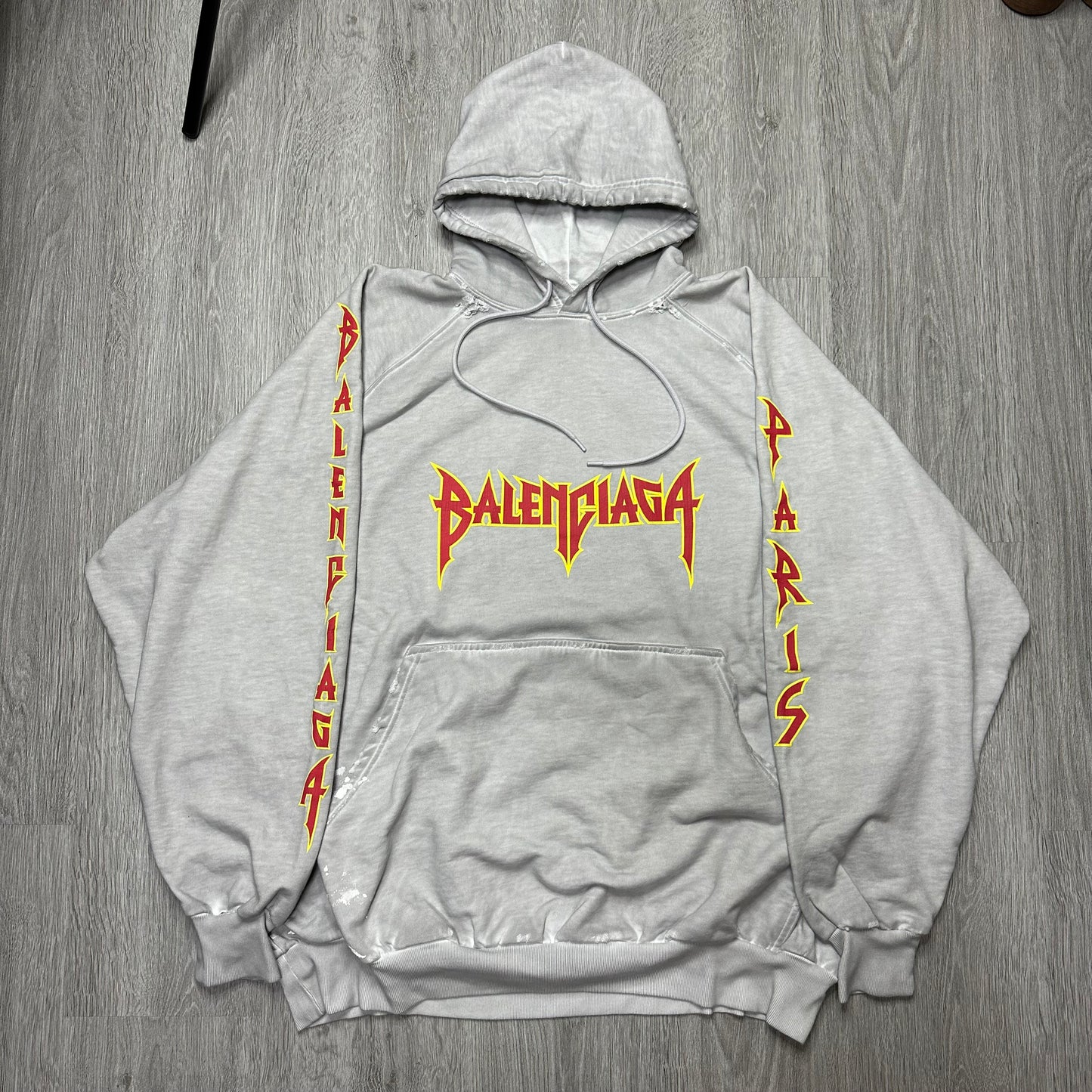 Balenciaga Metal Painted Hoodie