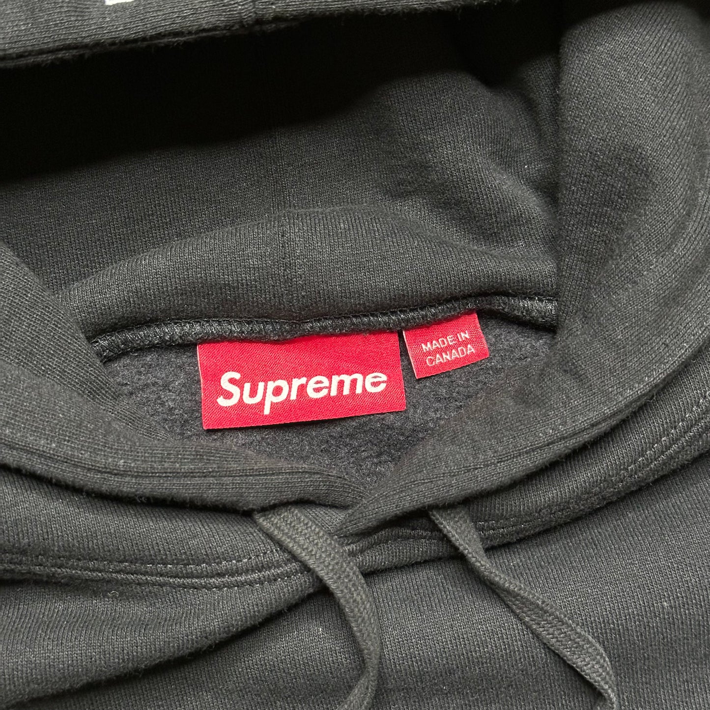 Supreme S Logo Hooded Sweatshirt Black