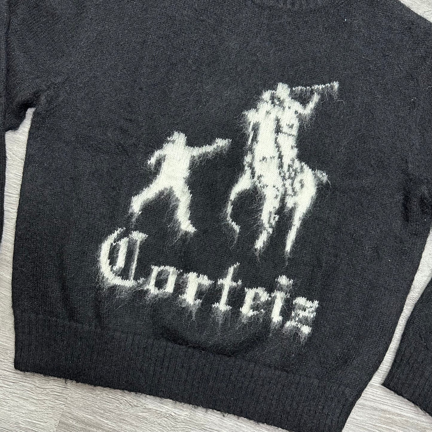 Corteiz Jackin Knit Sweater Black