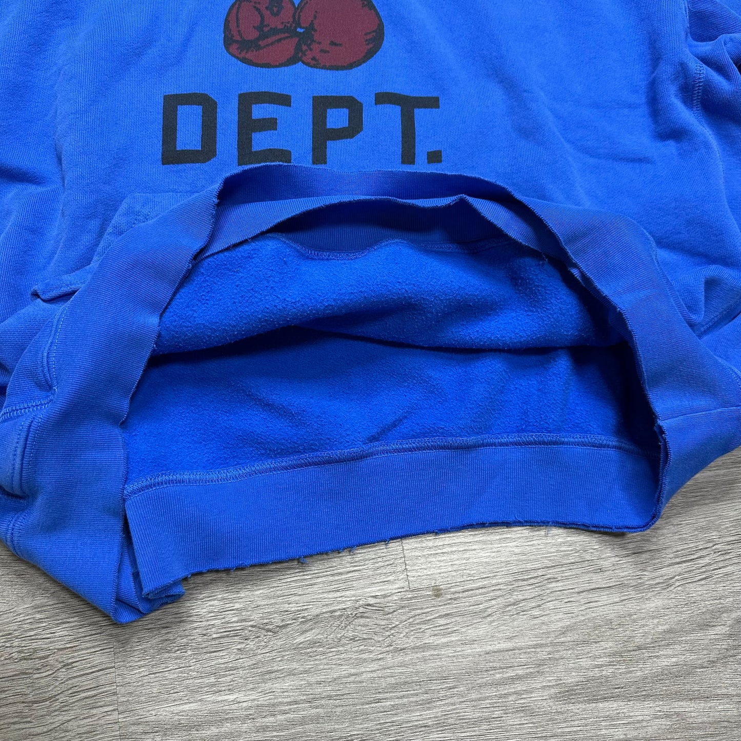Gallery Dept. Royal Blue Boxing Hoodie