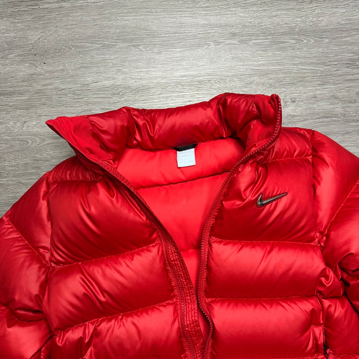 Nike x Drake NOCTA Sunset Puffer Jacket Red