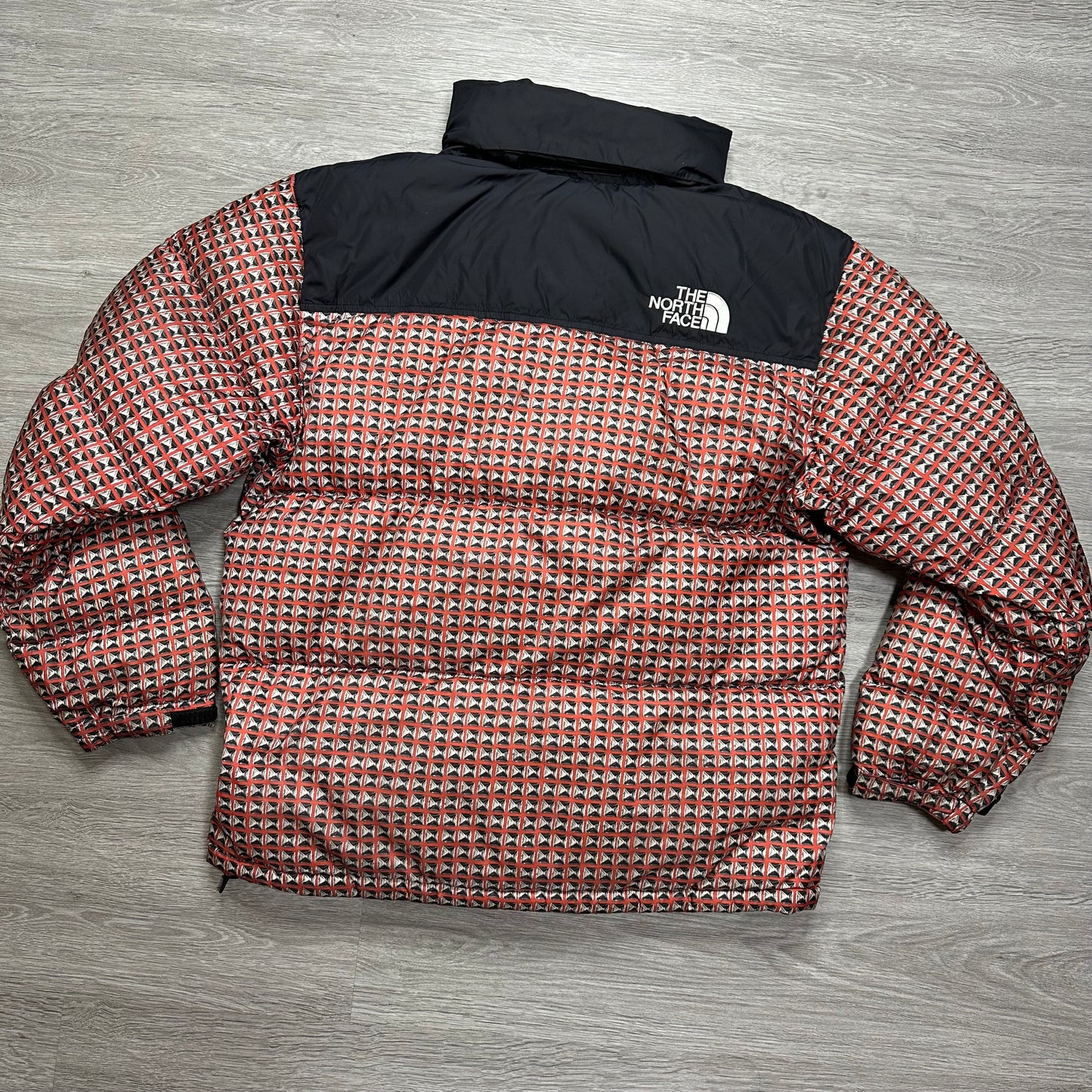 Supreme The North Face Studded Nuptse Jacket Red