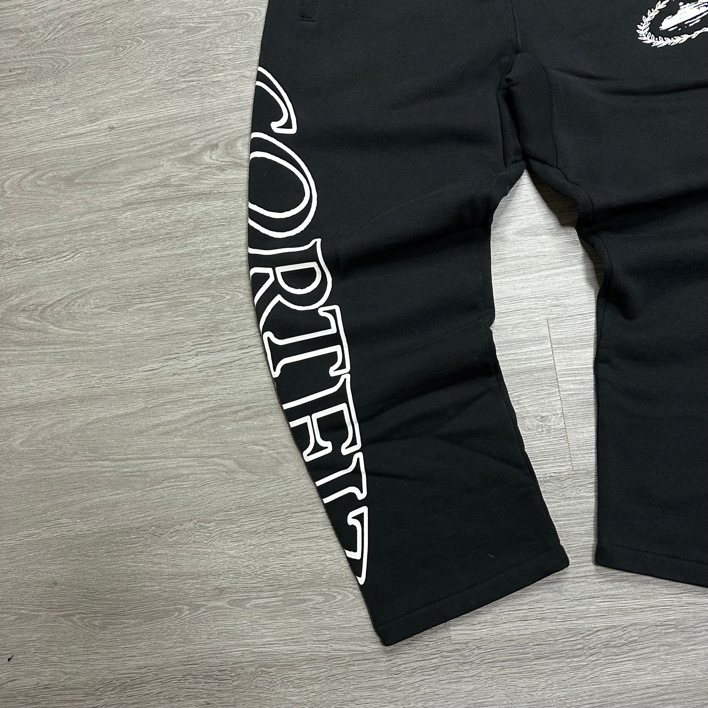 Corteiz Superior Royale Open Hem Pant Black