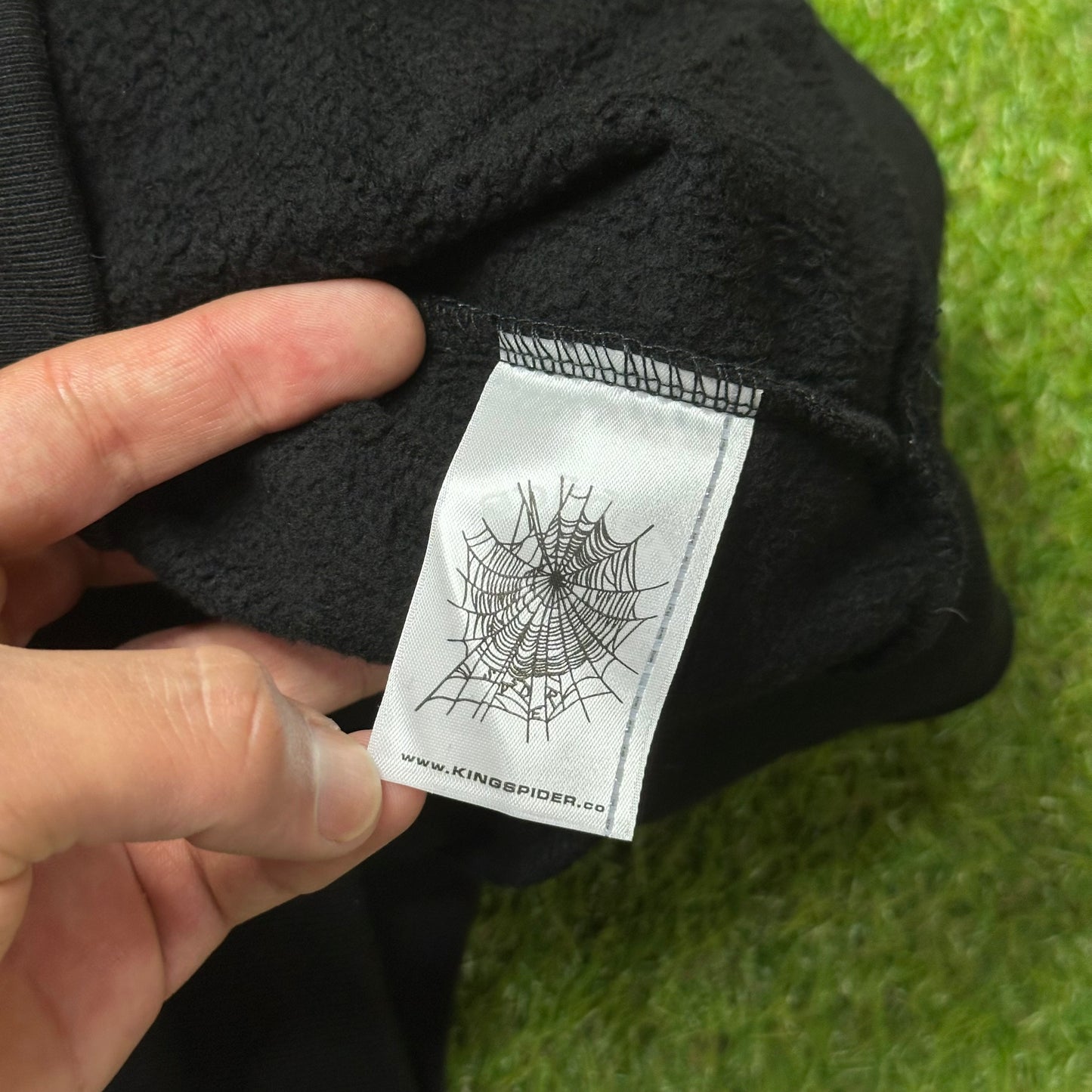 Sp5der Phantom Web Black Hoodie