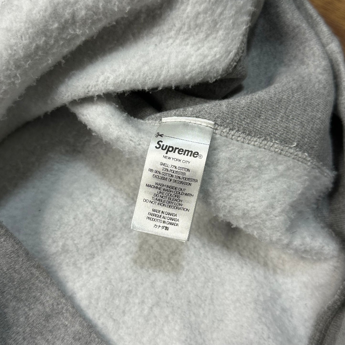 Supreme Box Logo Hooded Sweatshirt (FW25) Heather Grey