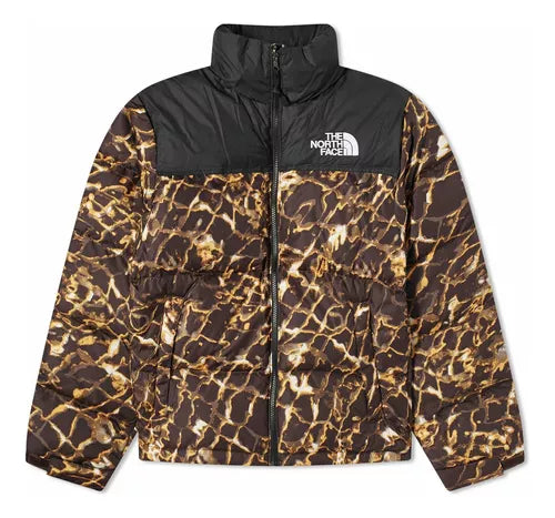 The North Face 1996 Retro Nuptse Jacket Coal Brown Dipped Mens