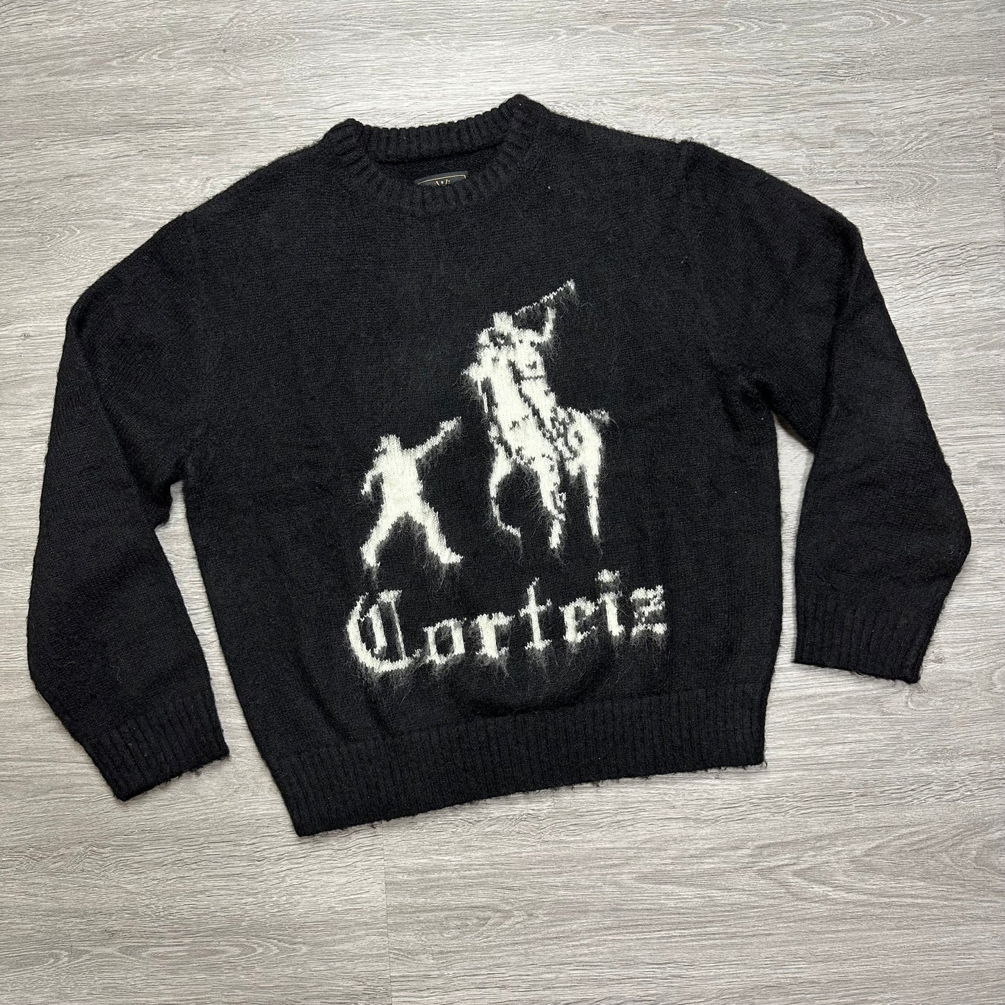 Corteiz Jackin Knit Sweater Black