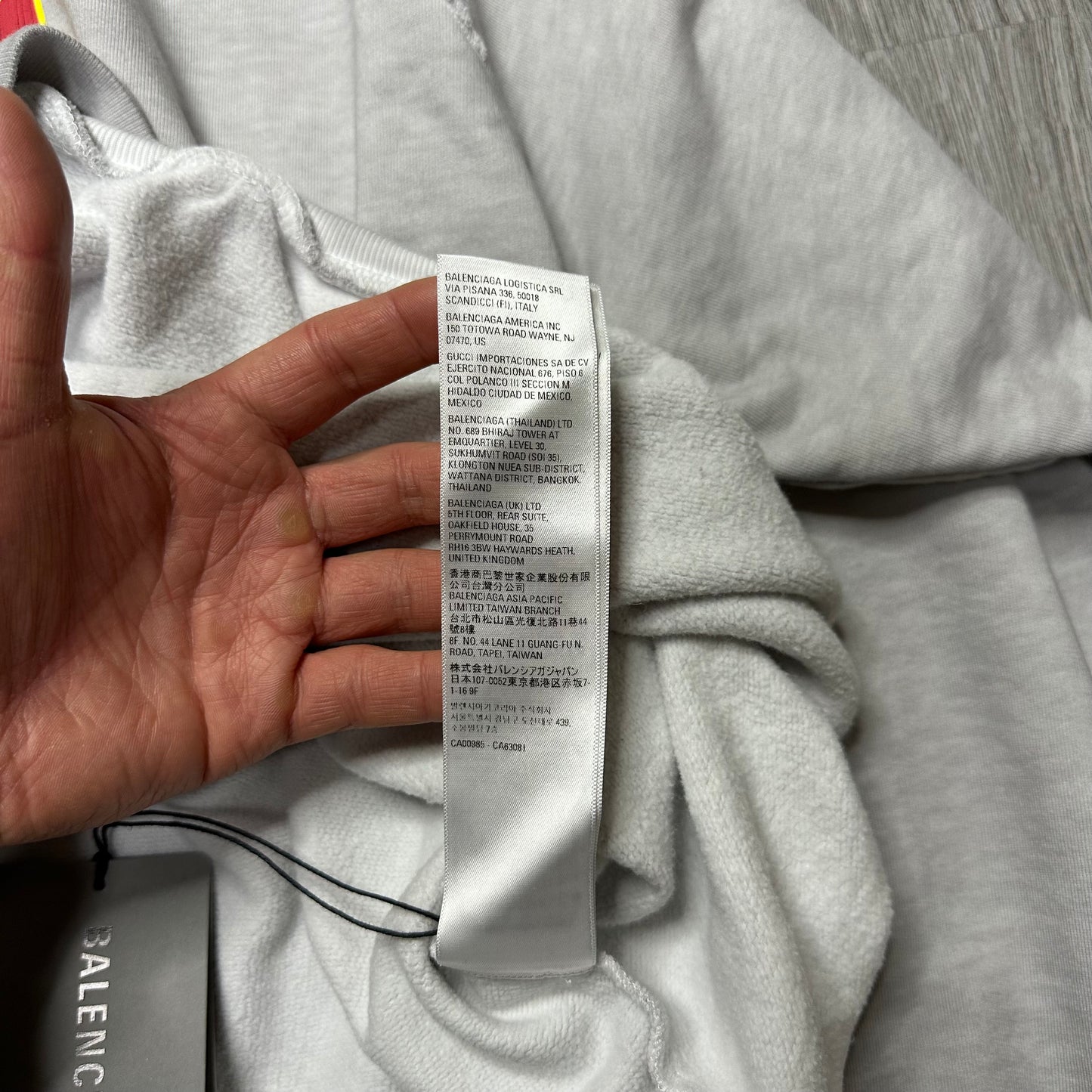 Balenciaga Metal Painted Hoodie
