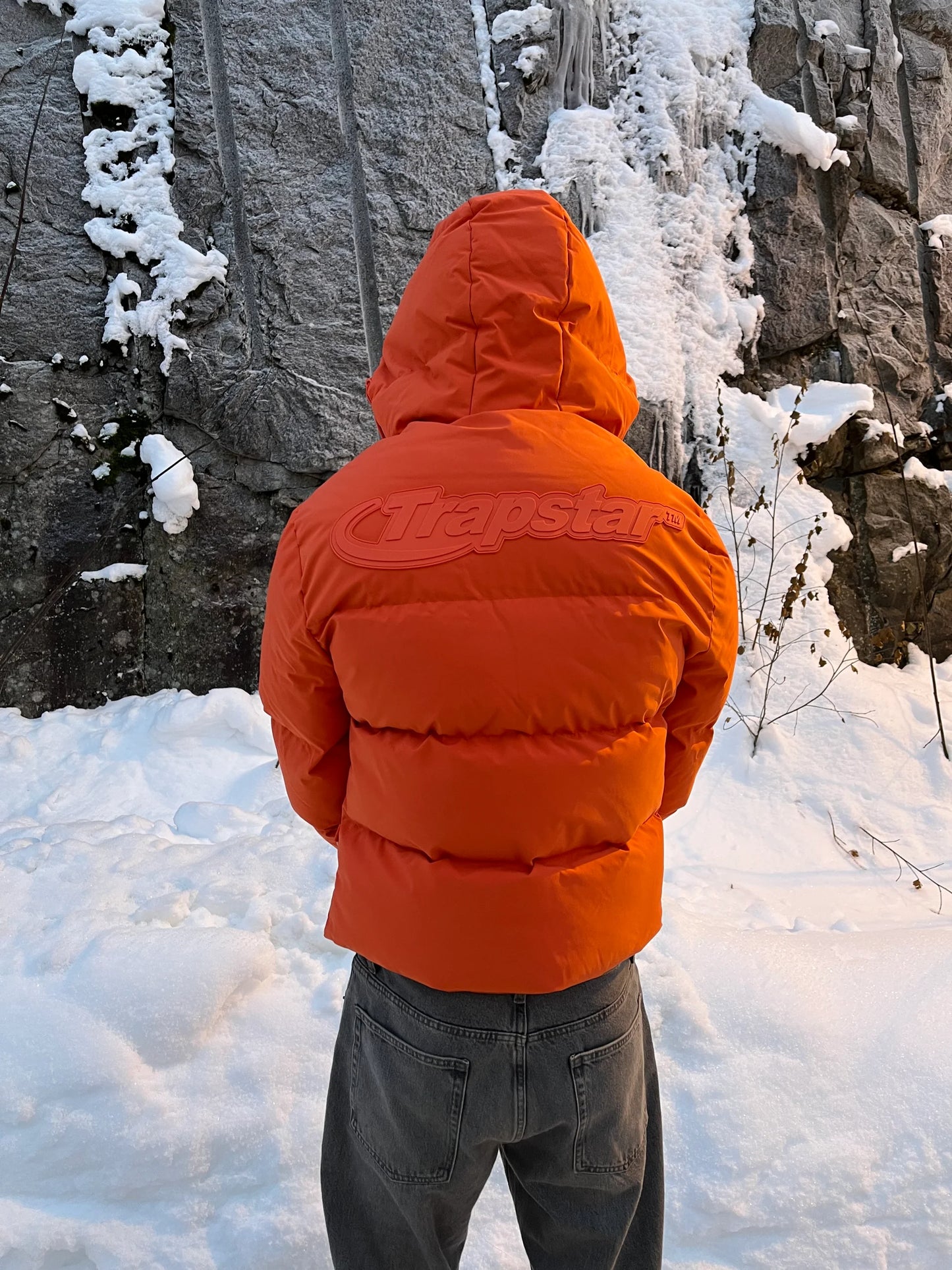 Trapstar Hyperdrive Technical Puffer Jacket Orange