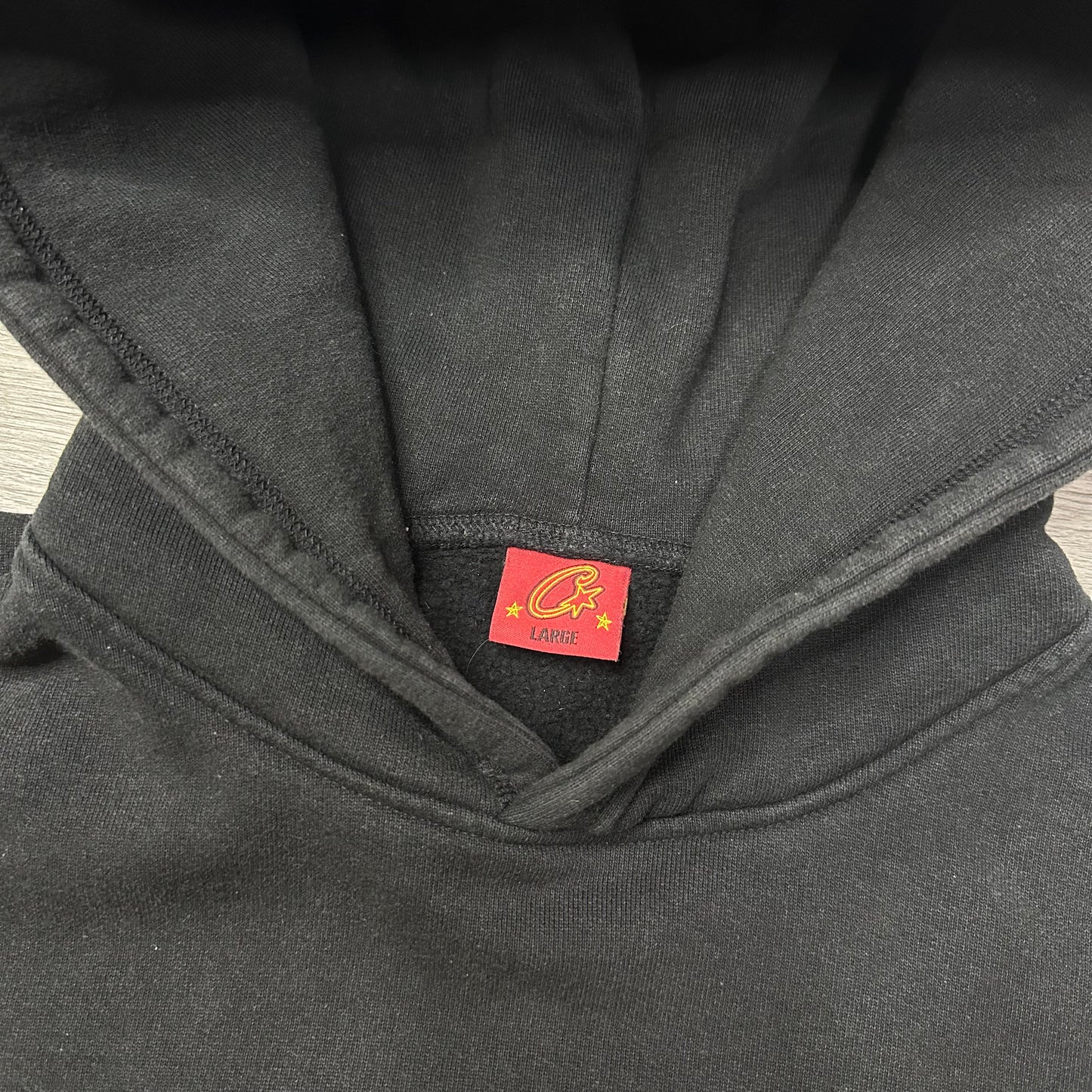 Corteiz Alcatraz V2 Hoodie Triple Black