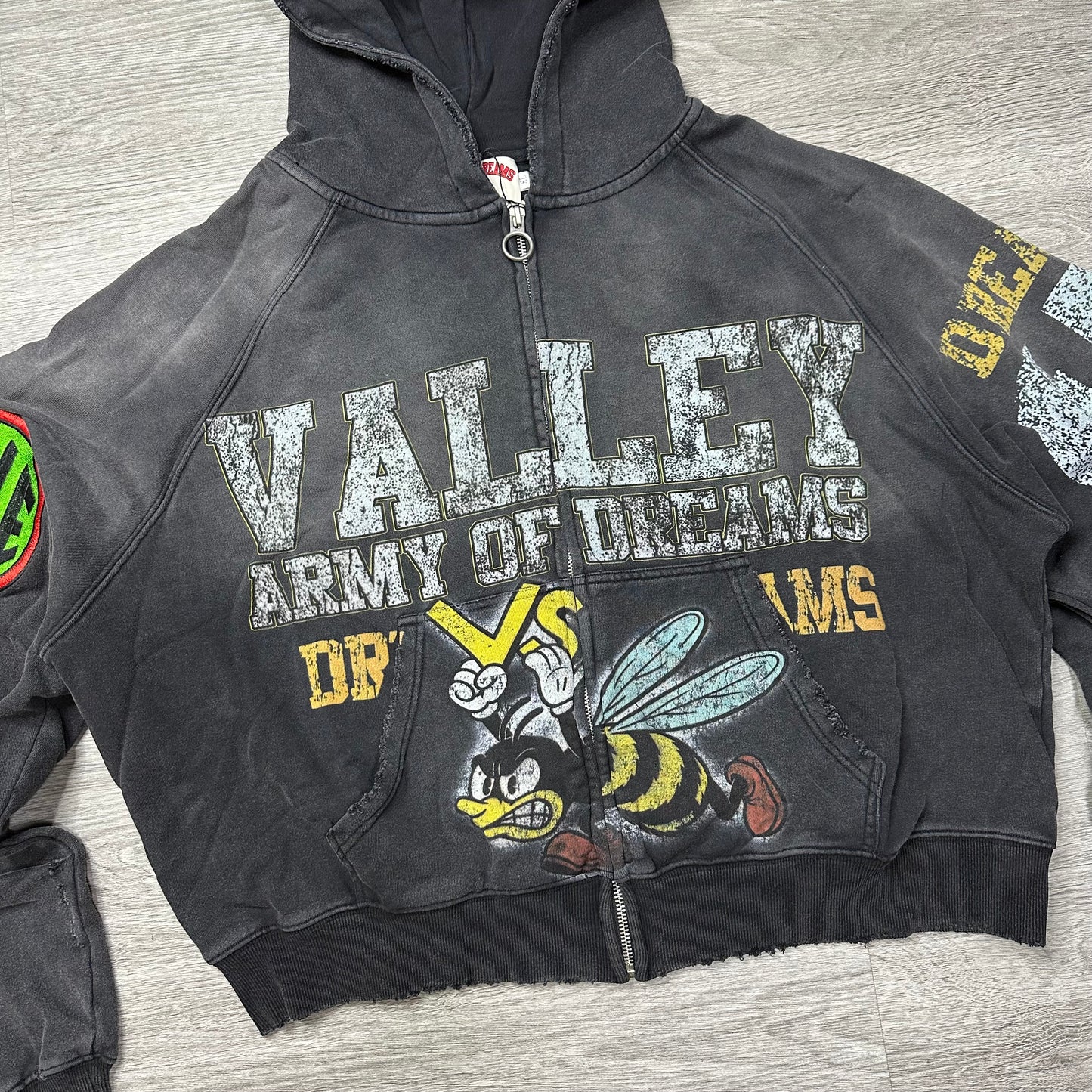 Vale Forever Army Zip Up Black