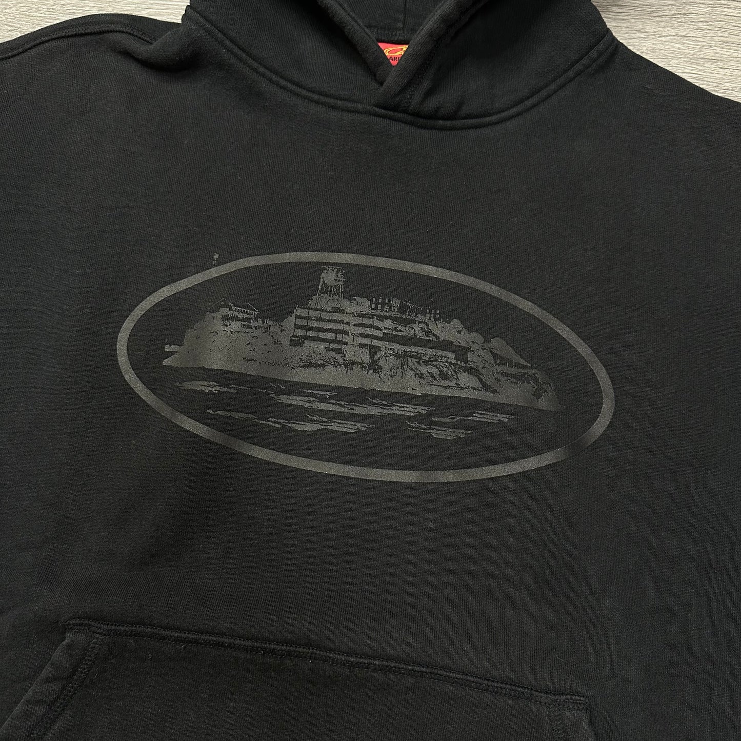 Corteiz Alcatraz V2 Hoodie Triple Black