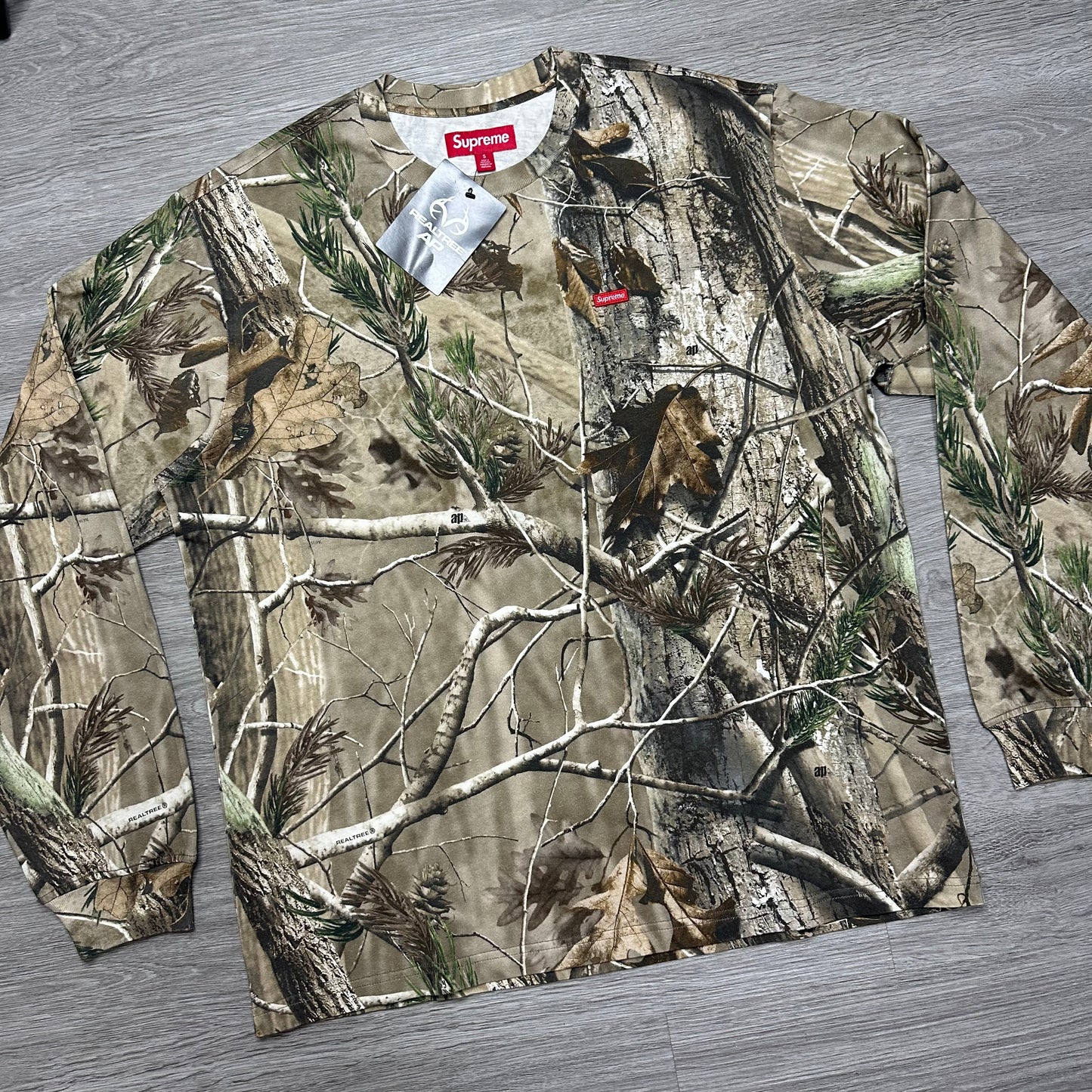 Supreme Small Box L/S Tee (FW25) Realtree AP Camo