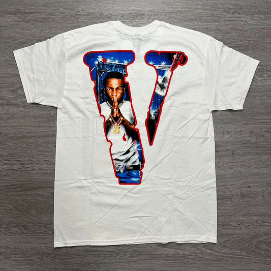 Pop Smoke x Vlone City Tee White