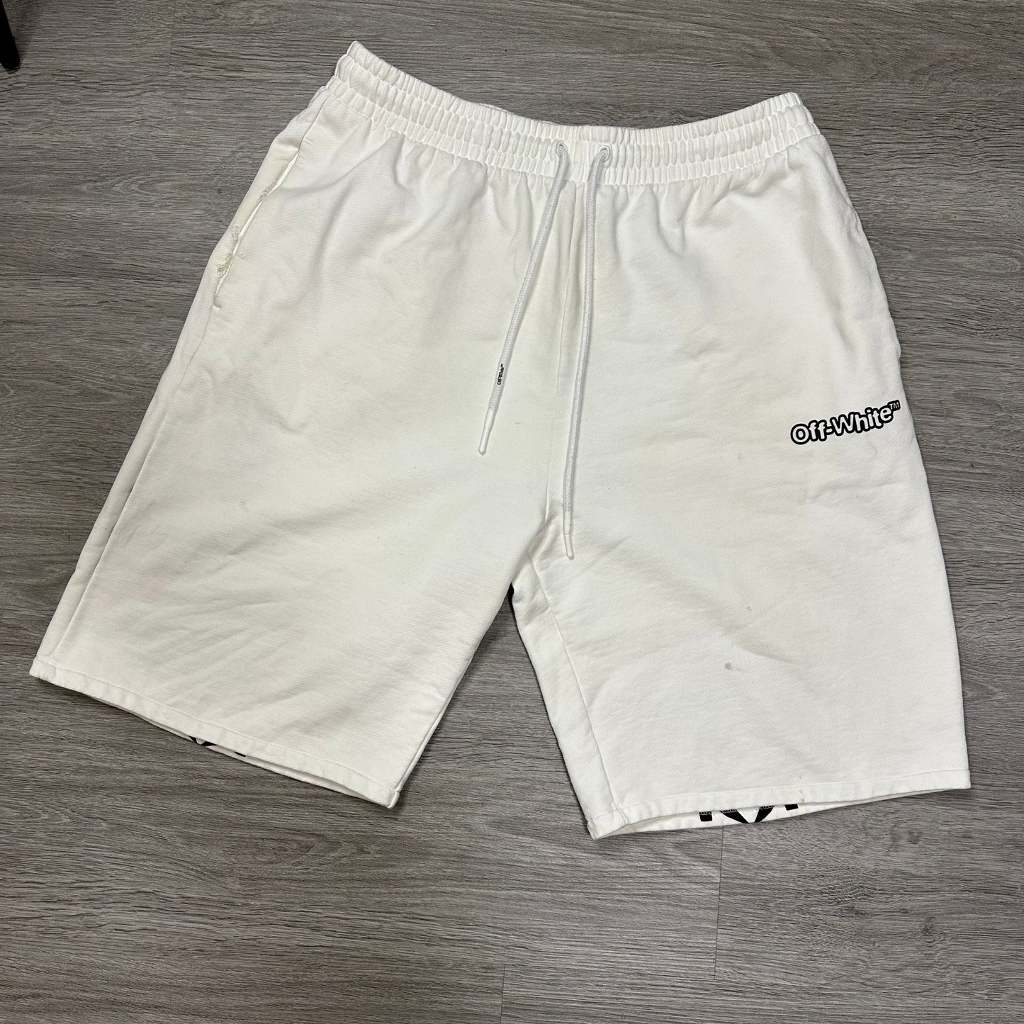 Off White Blur Arrow Sweatshorts