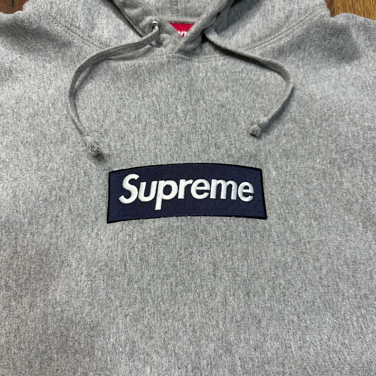 Supreme Box Logo Hooded Sweatshirt (FW25) Heather Grey