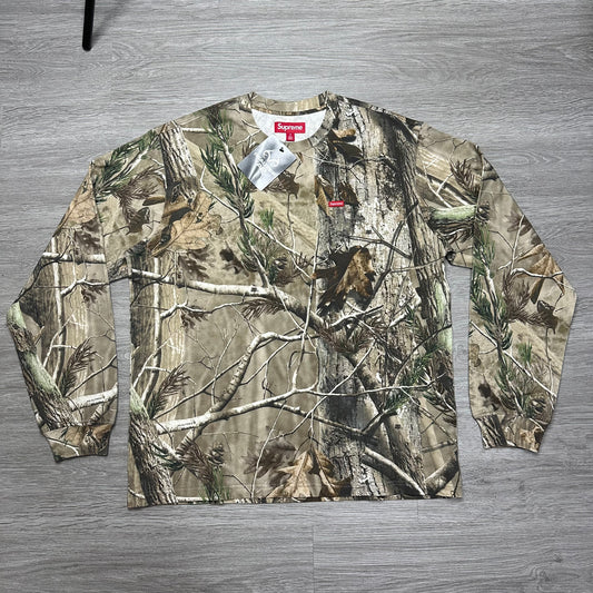 Supreme Small Box L/S Tee (FW25) Realtree AP Camo