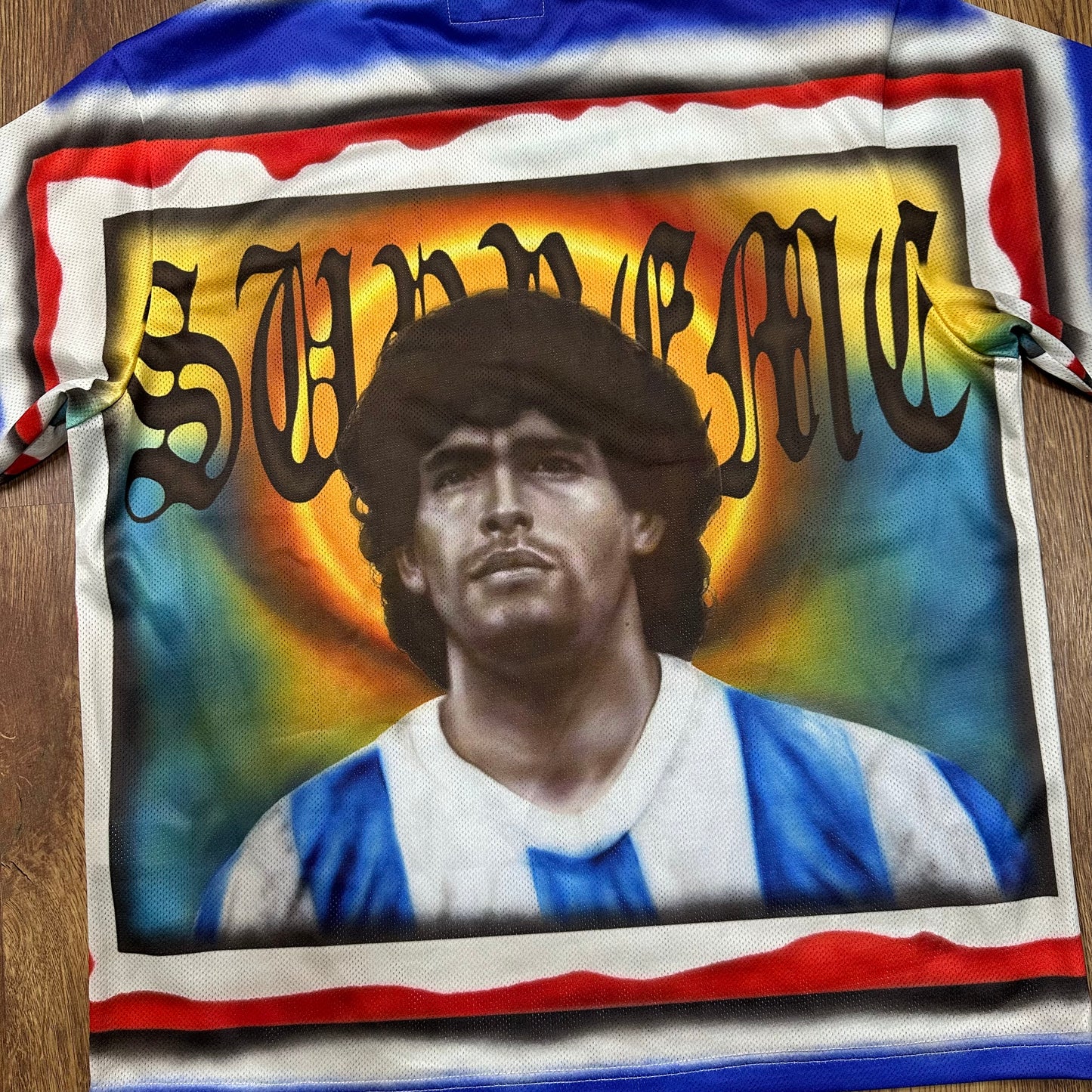 Supreme Maradona Soccer Jersey Multicolor