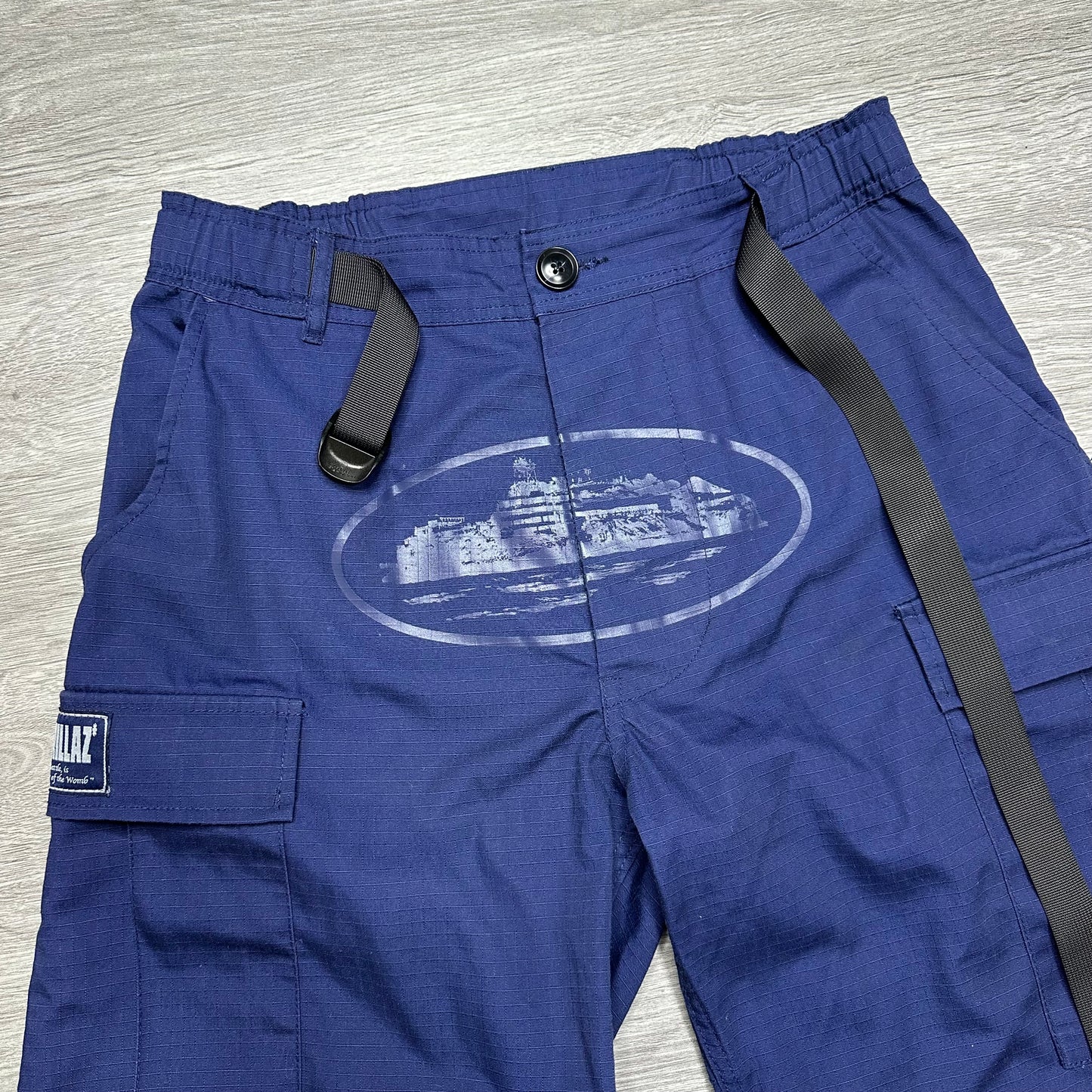 Corteiz Guerillaz Cargo Pant Navy
