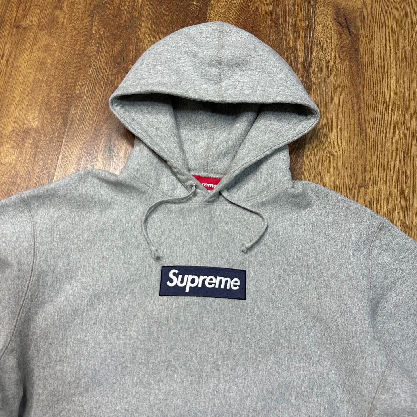 Supreme Box Logo Hooded Sweatshirt (FW25) Heather Grey