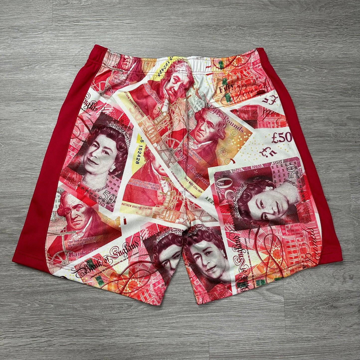 Supreme Pounds Soccer Shorts Red