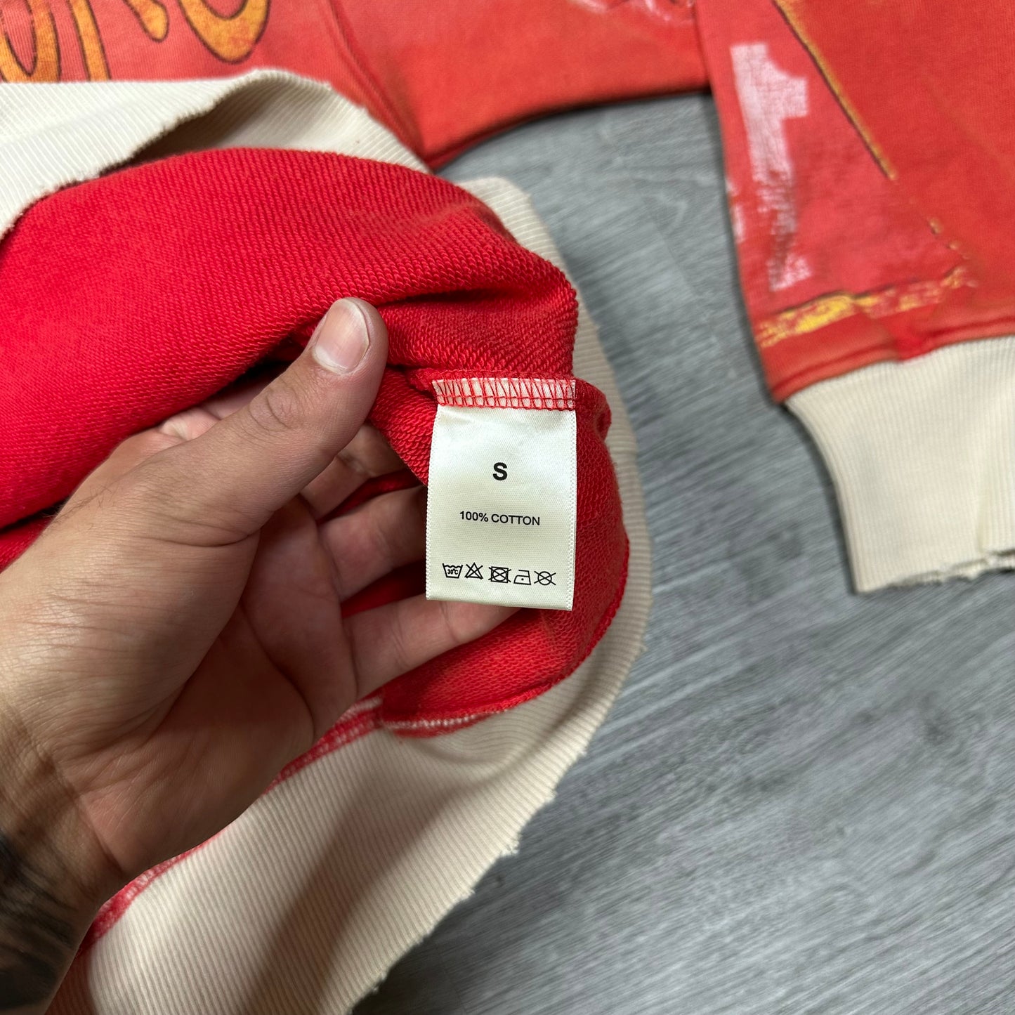 Vale Forever Red Alien Crewneck "Orange"