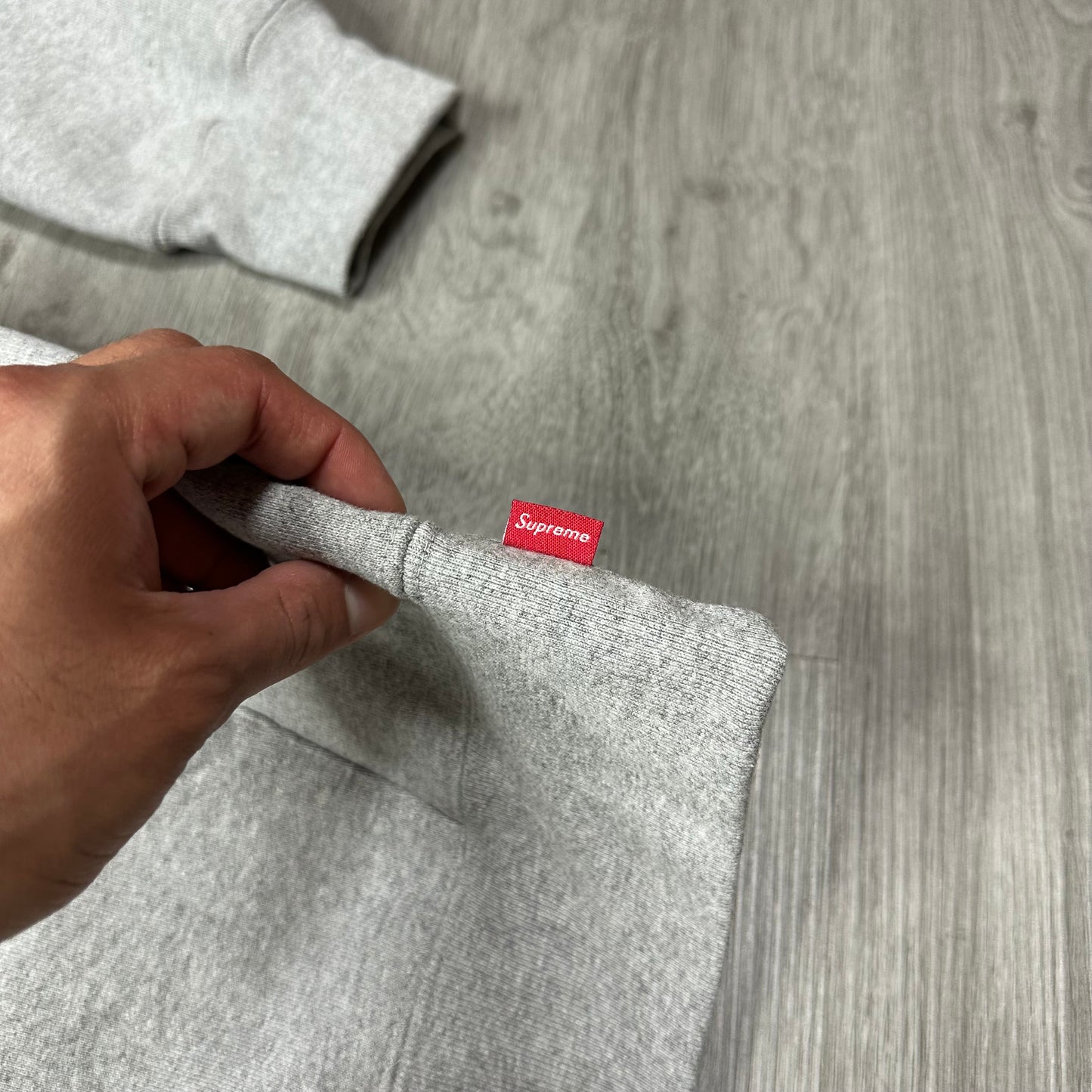 Supreme President Hooded Sweatshirt Grey