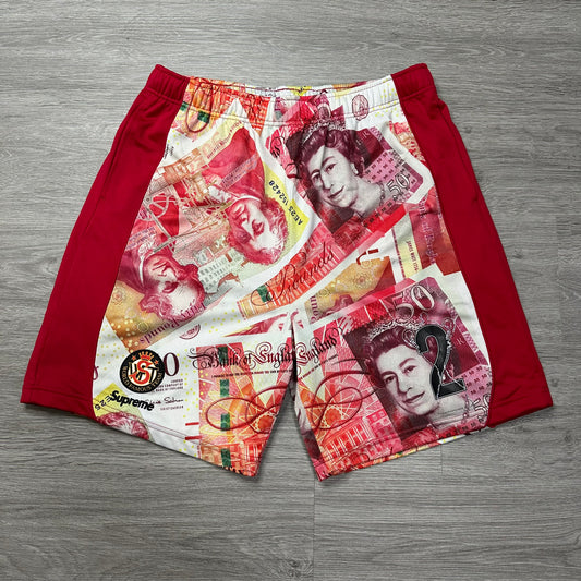 Supreme Pounds Soccer Shorts Red