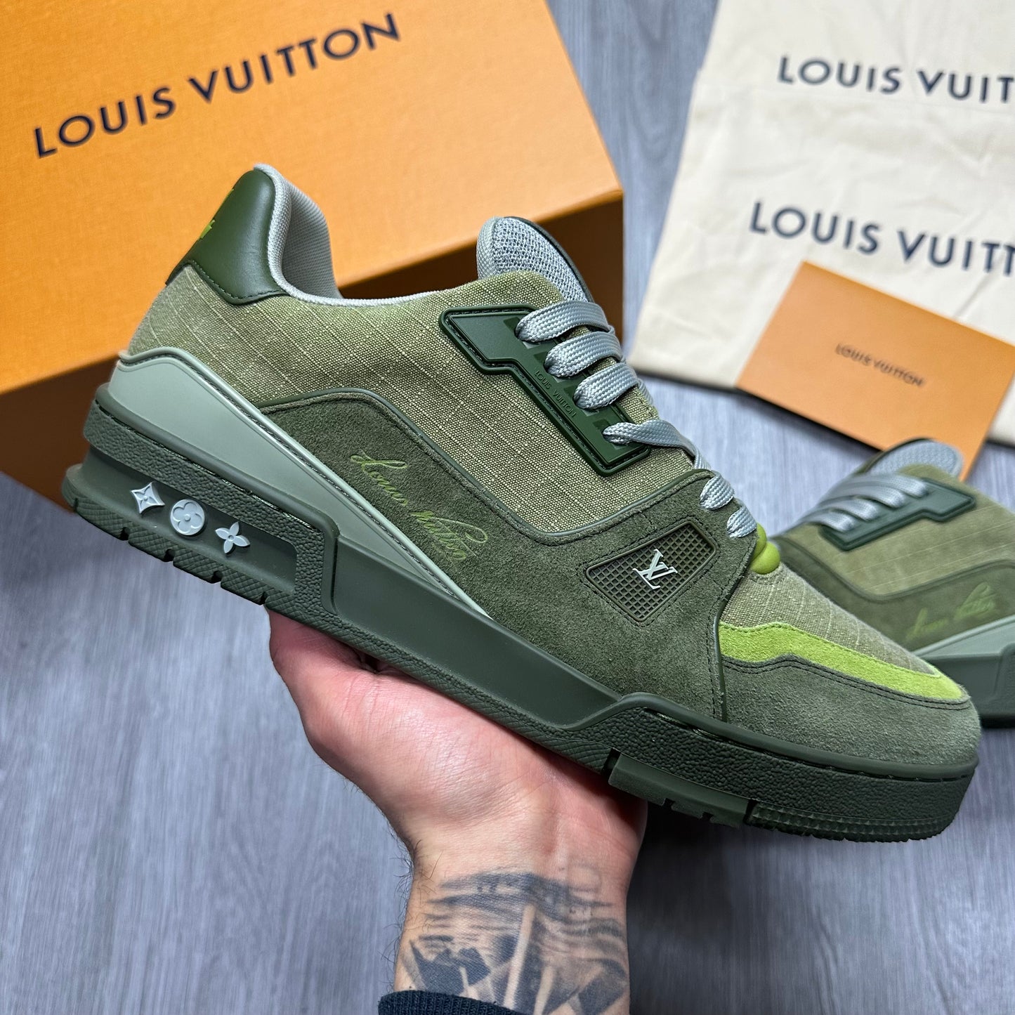 Louis Vuitton Trainer #54 Green
