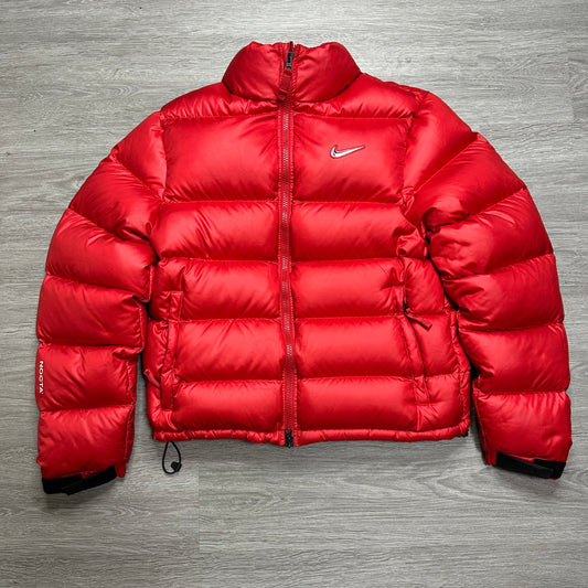 Nike x Drake NOCTA Sunset Puffer Jacket Red