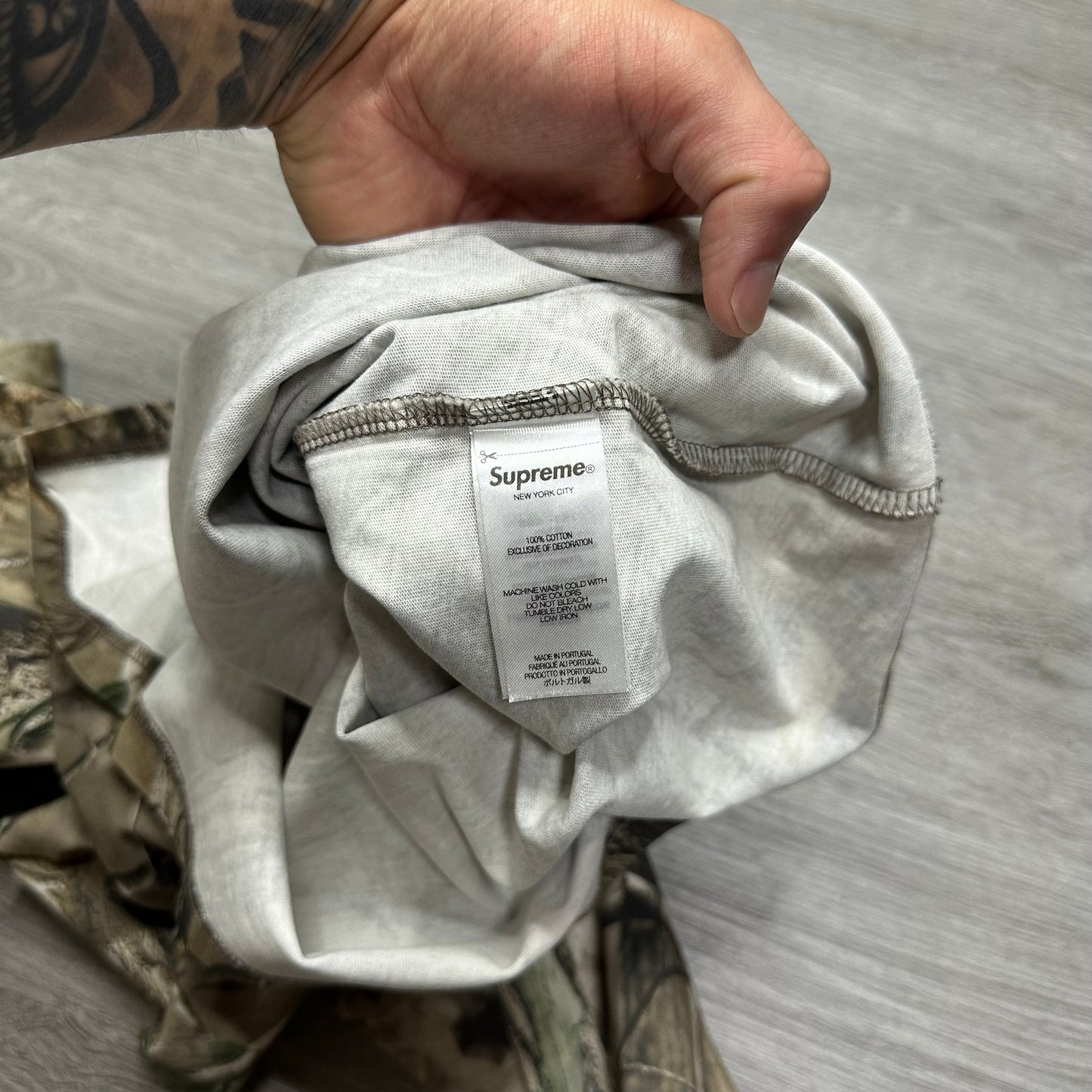 Supreme Small Box L/S Tee (FW25) Realtree AP Camo