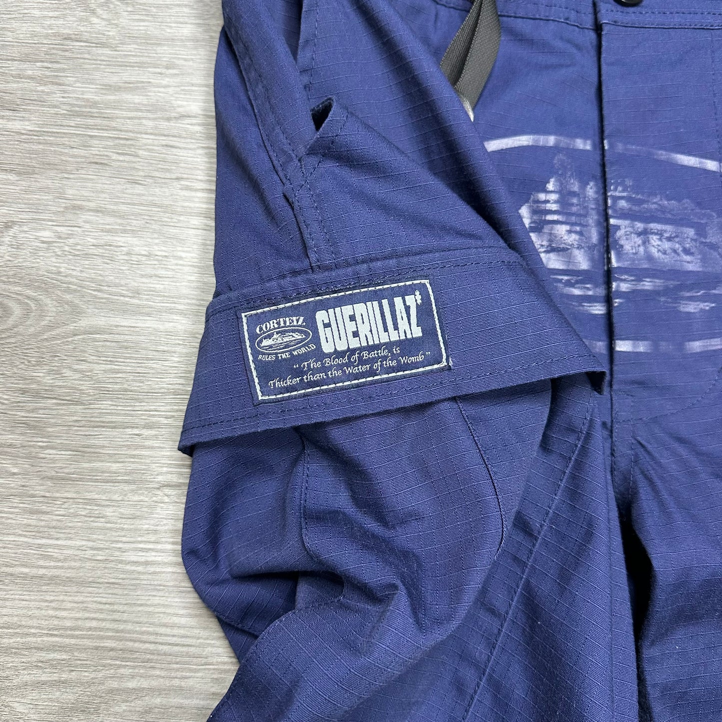 Corteiz Guerillaz Cargo Pant Navy