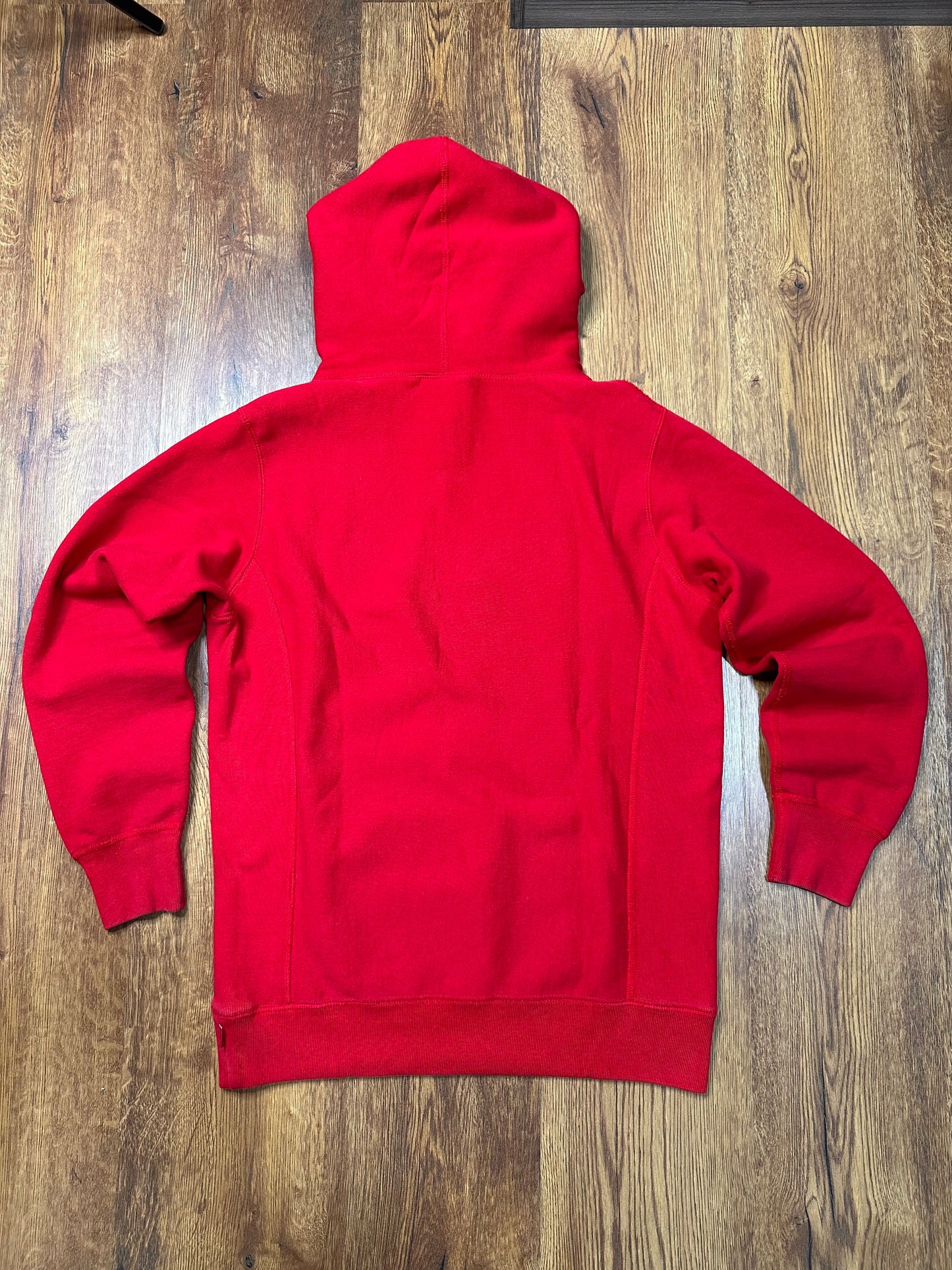 Supreme Box Logo Hooded Sweatshirt (FW17) Red on Purple